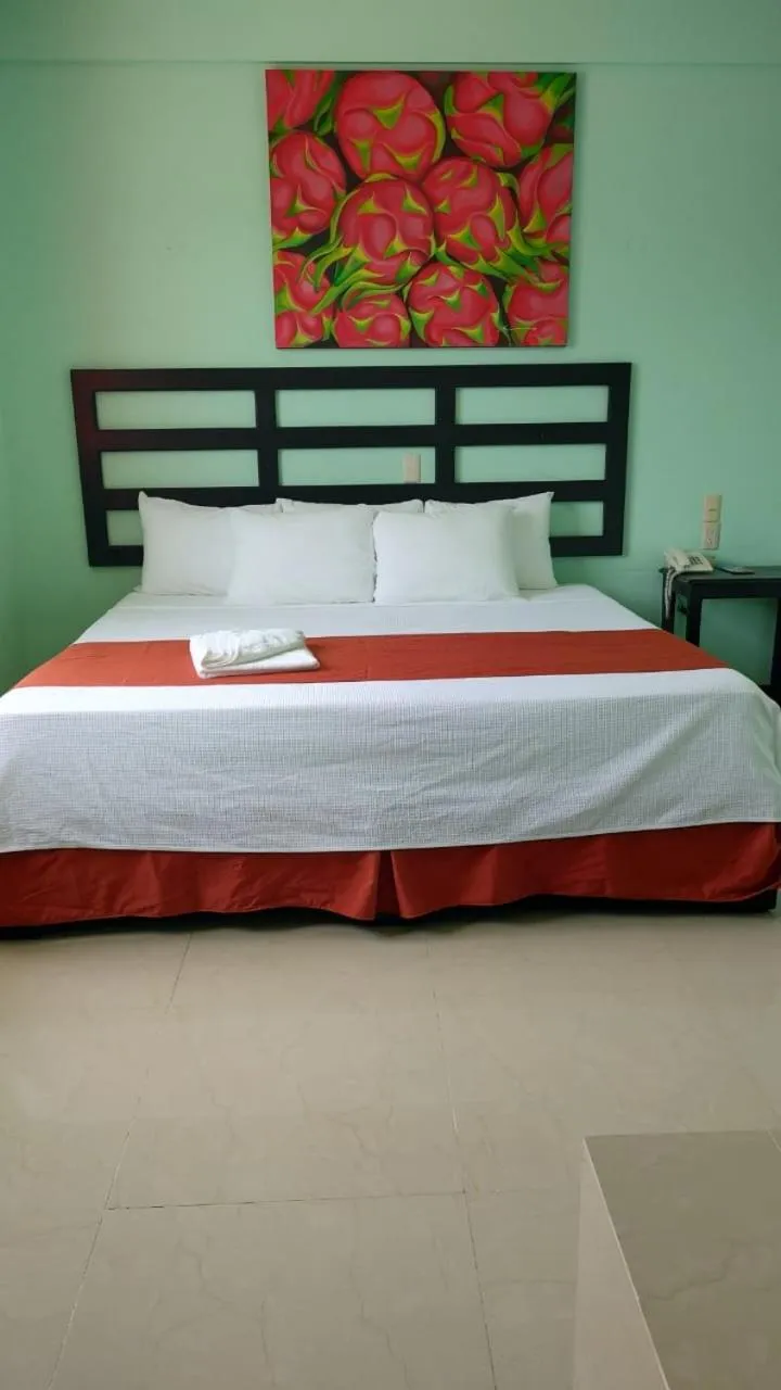 Bed in Hotel Castillo Del Rey