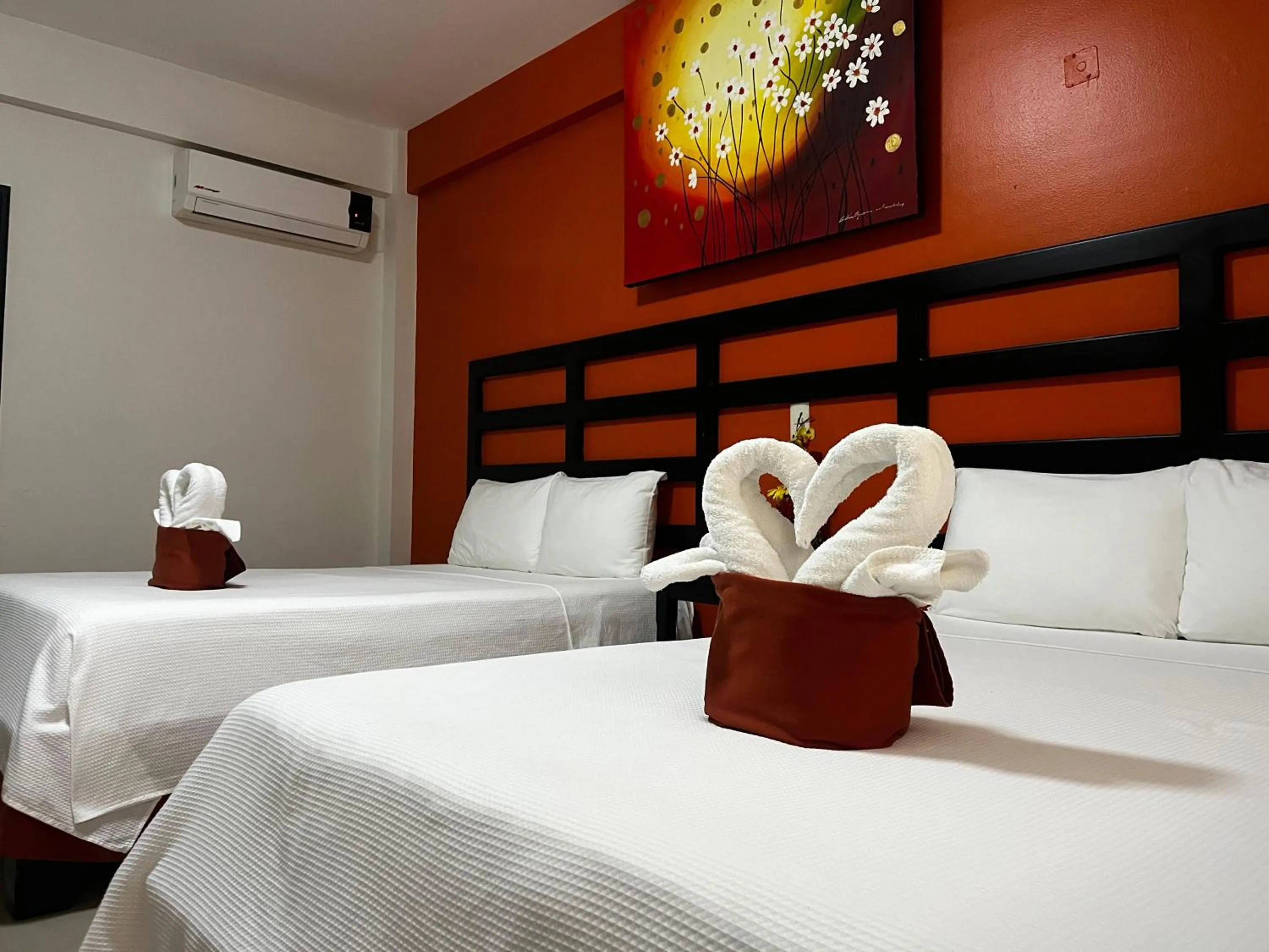 Bed in Hotel Castillo Del Rey