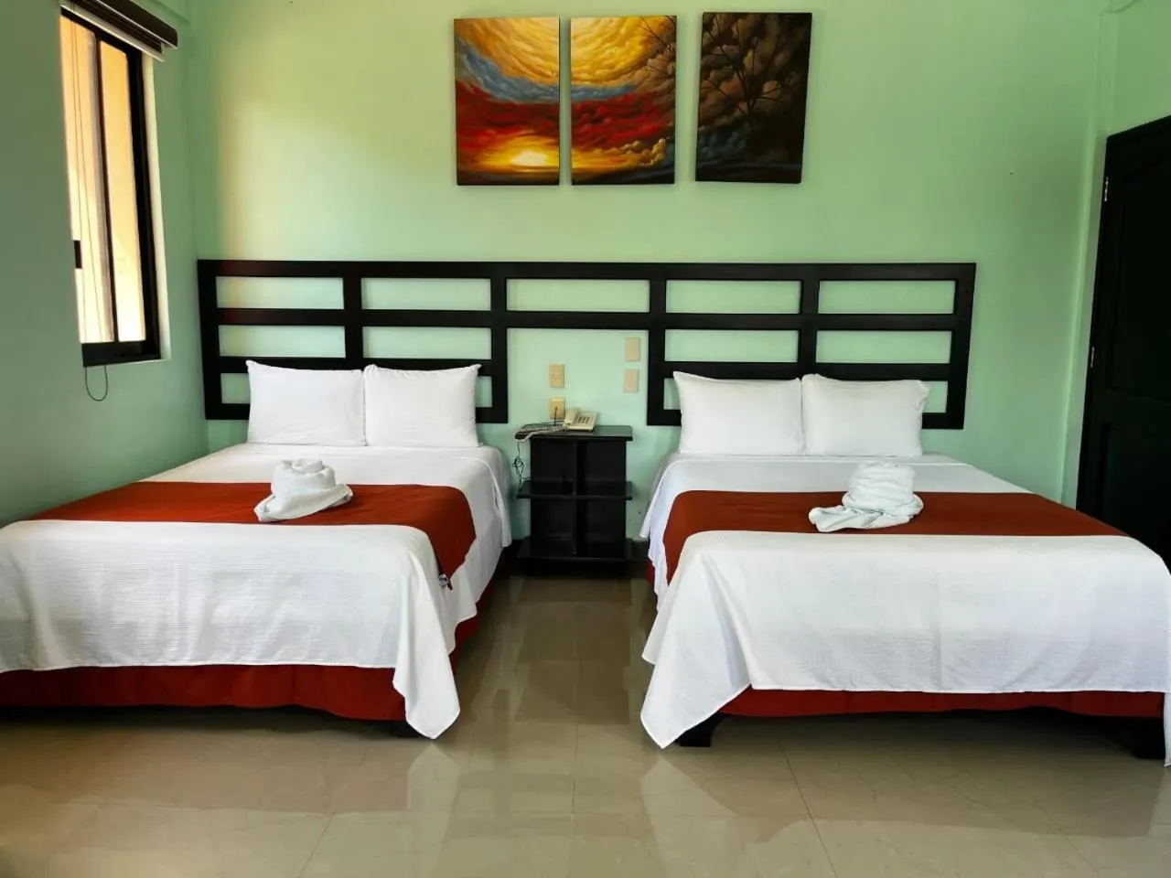 Bed in Hotel Castillo Del Rey