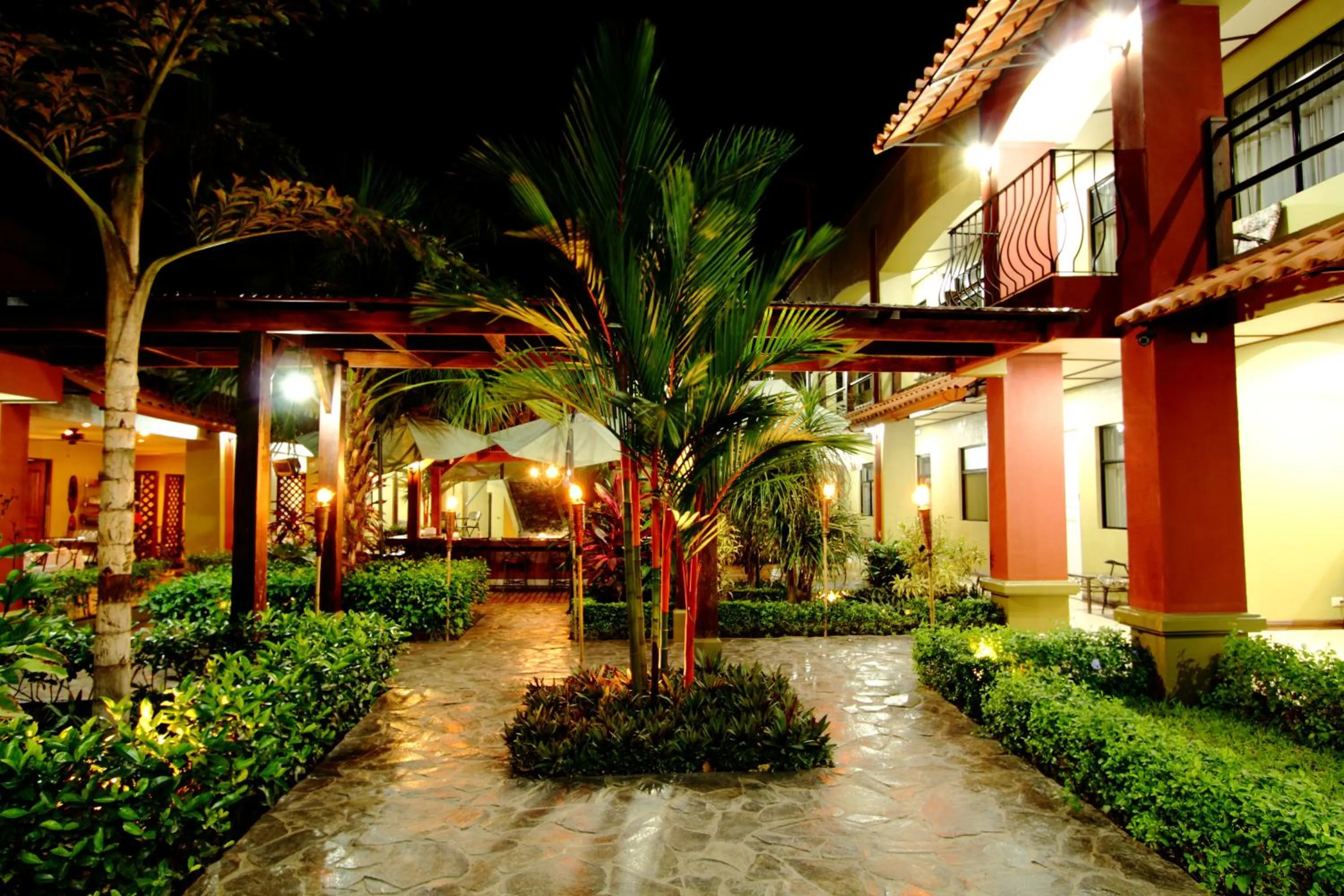 Property building in Hotel Iguana Verde
