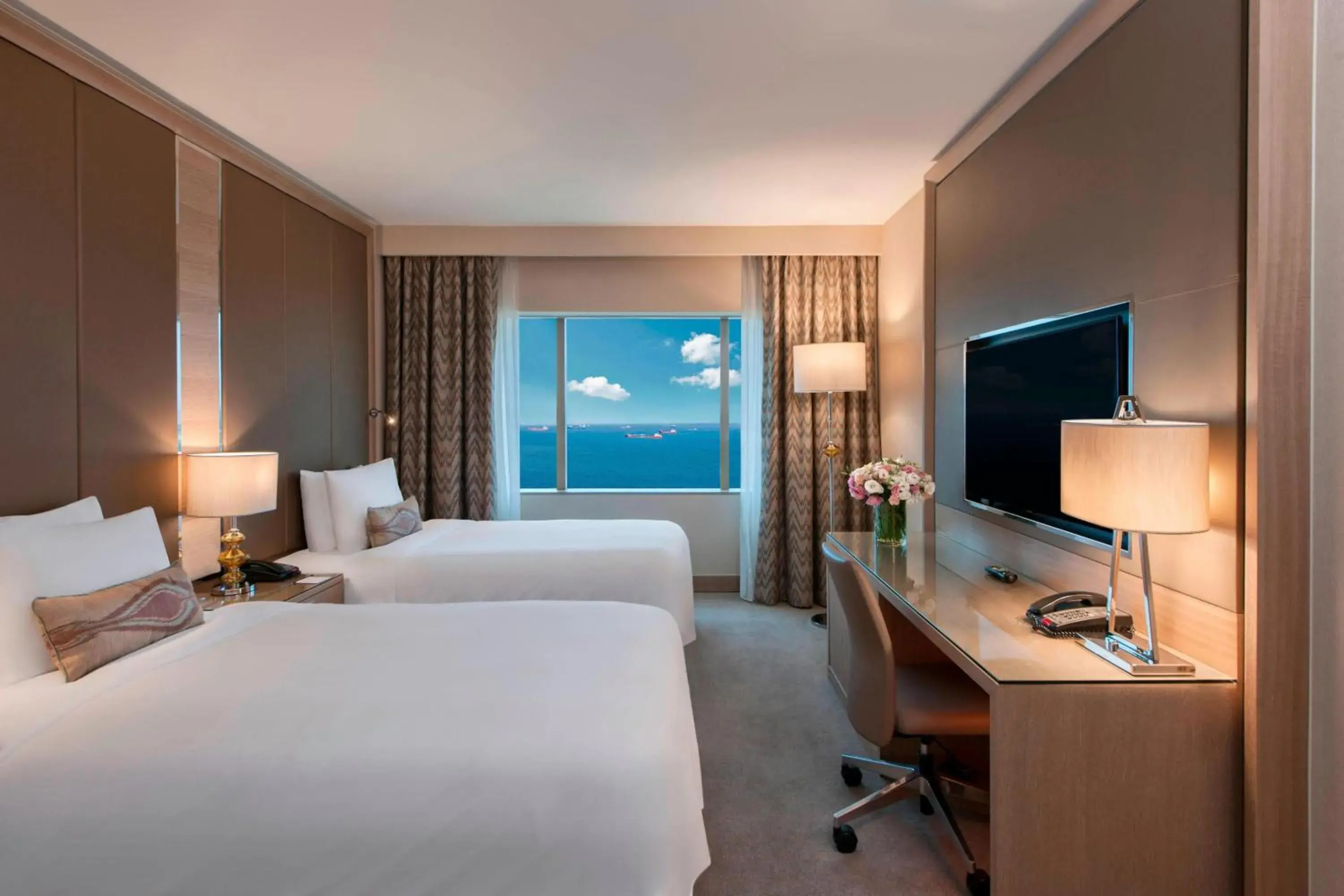 Executive Twin Room with Sea View and Club Lounge Access in Renaissance Polat Istanbul Hotel Executive Twin Room with Sea View and Club Lounge Access in Renaissance Polat Istanbul Hotel