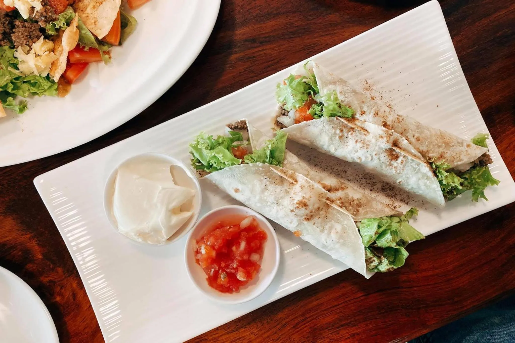 Food close-up in Pilgrim's Kitchen & Inn