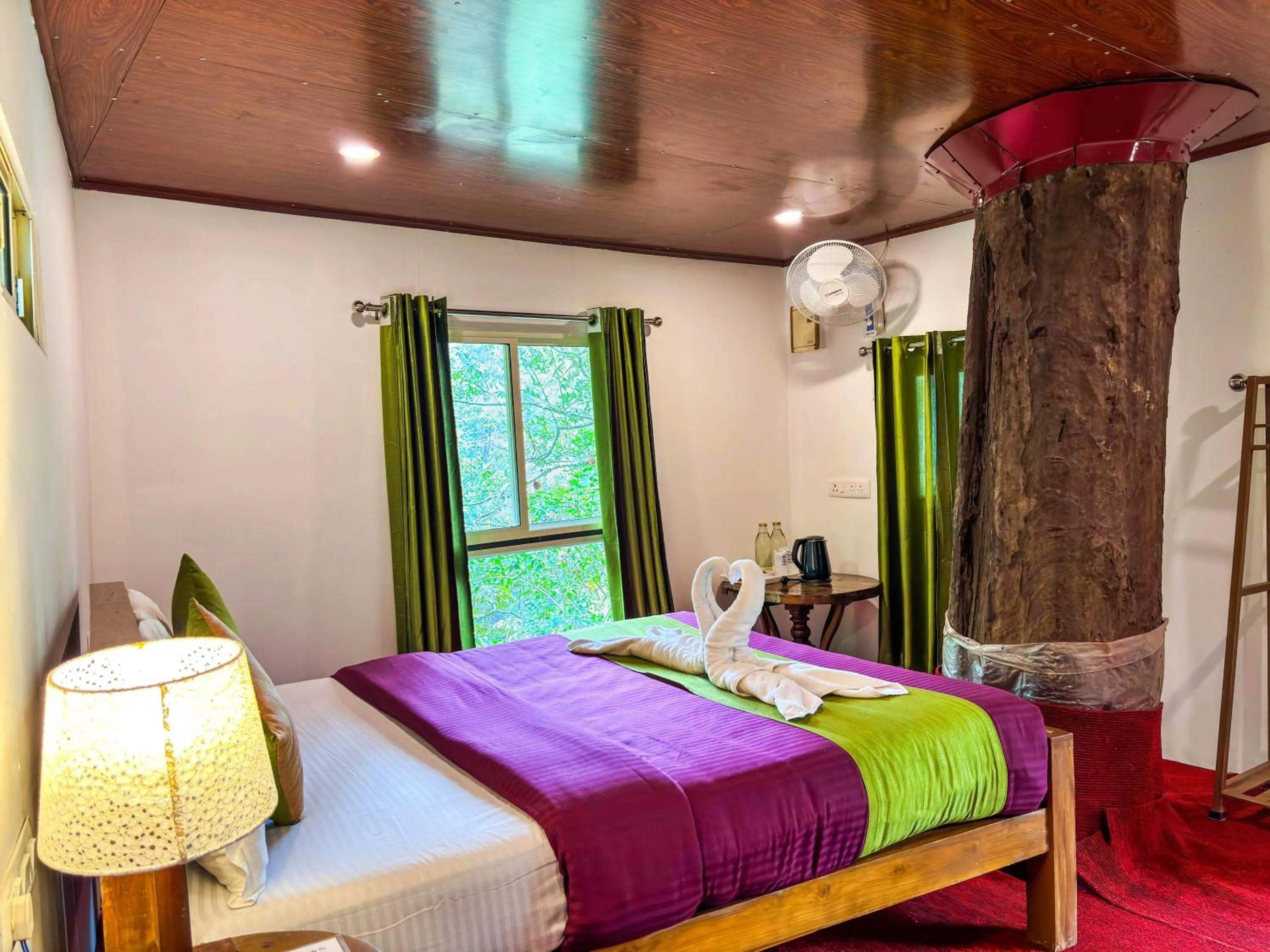 Bed in Ela Ecoland Nature Retreat