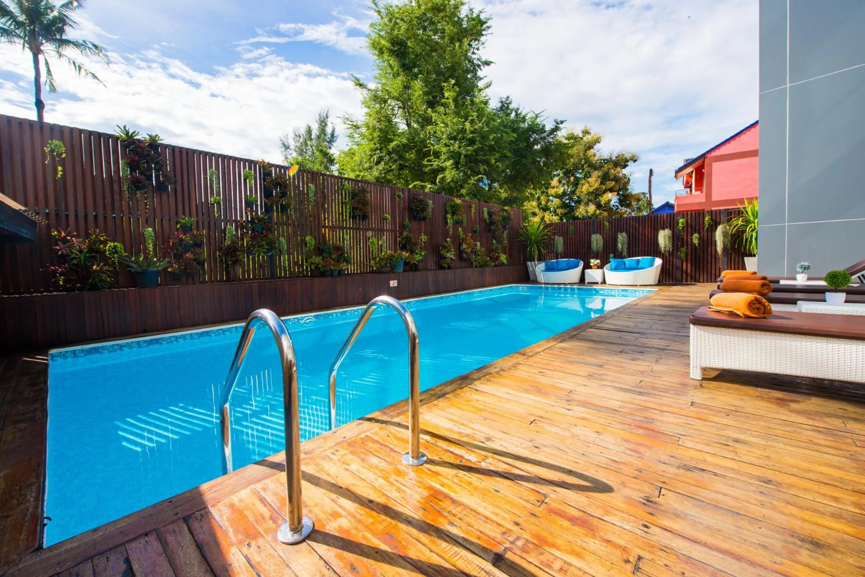 Swimming pool in Tetris Hotel