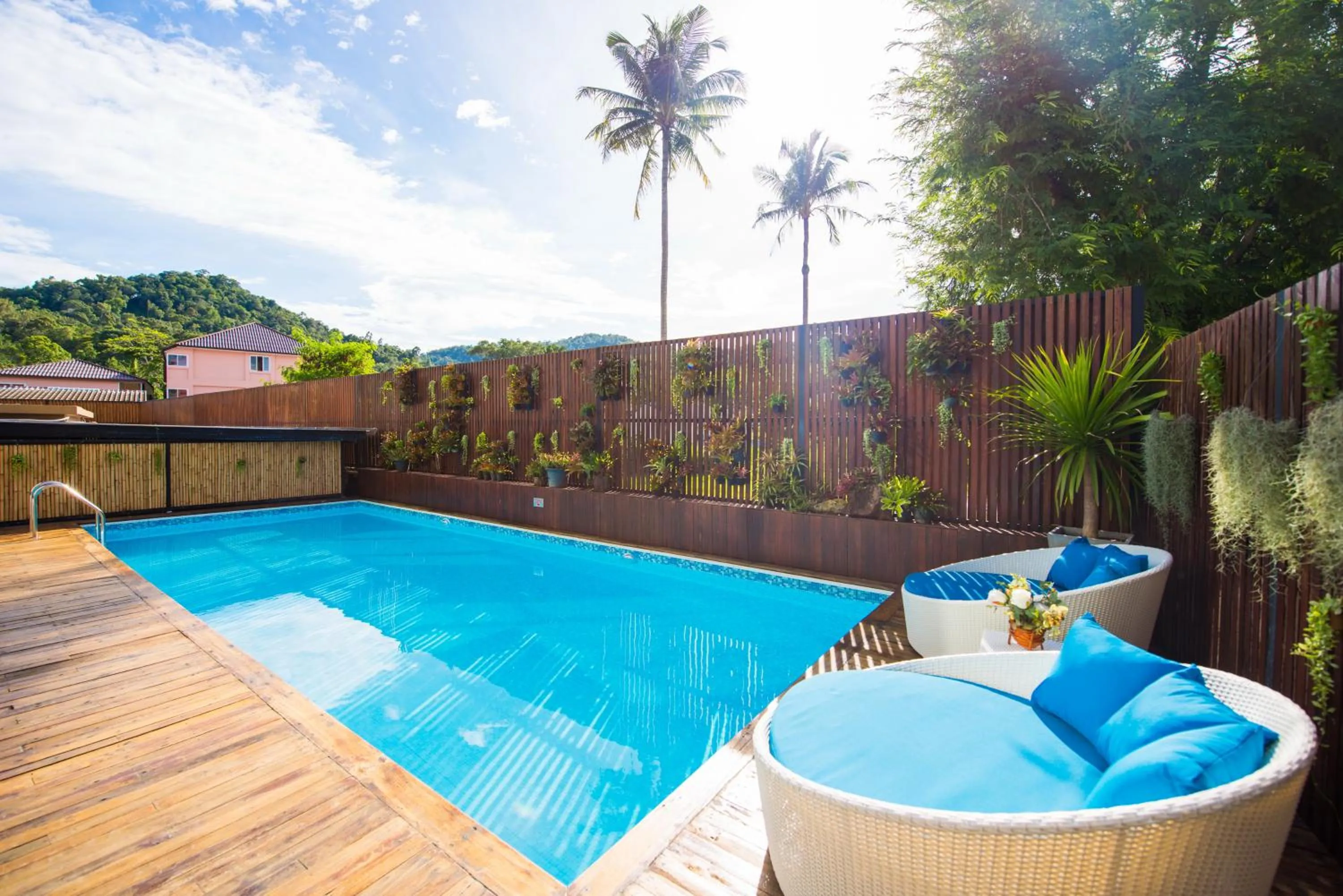 Swimming pool in Tetris Hotel