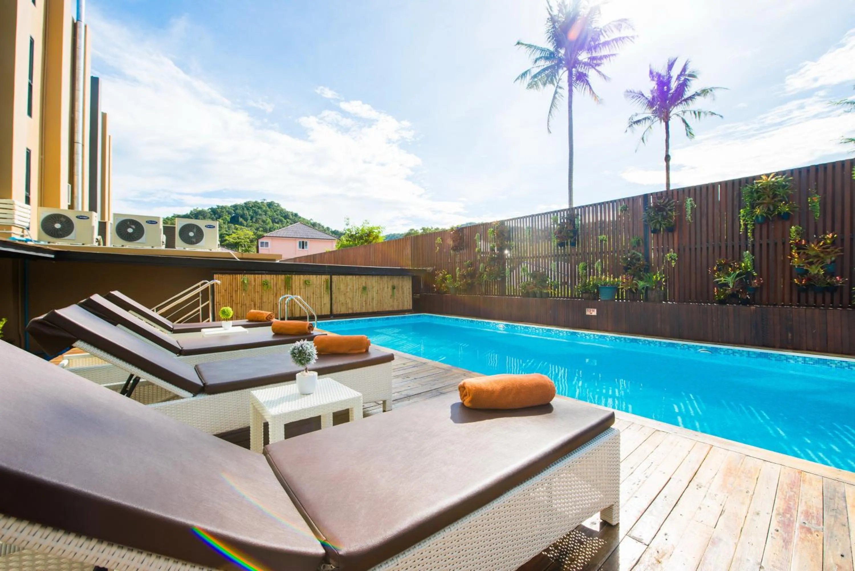 Swimming pool in Tetris Hotel