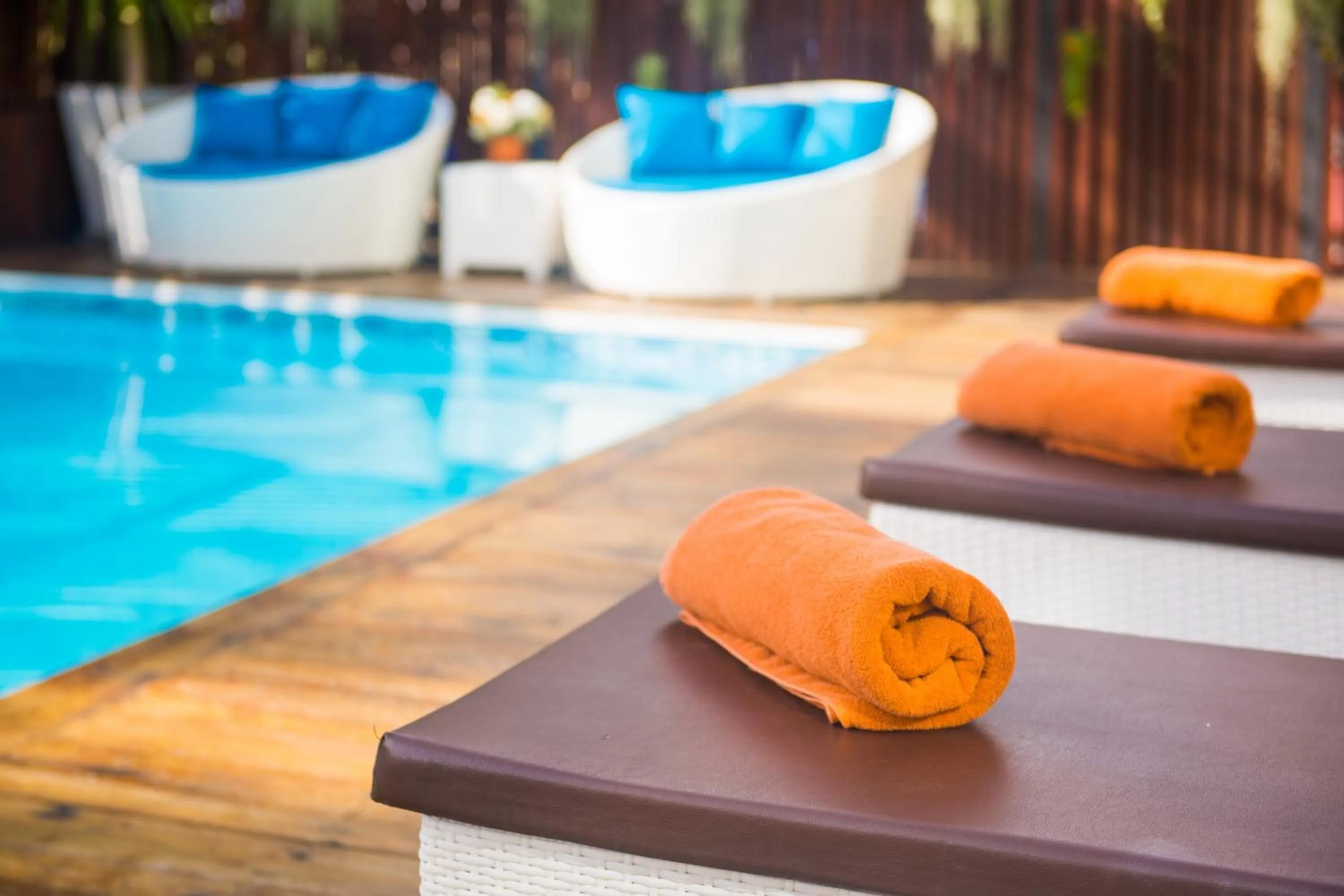 Swimming pool in Tetris Hotel