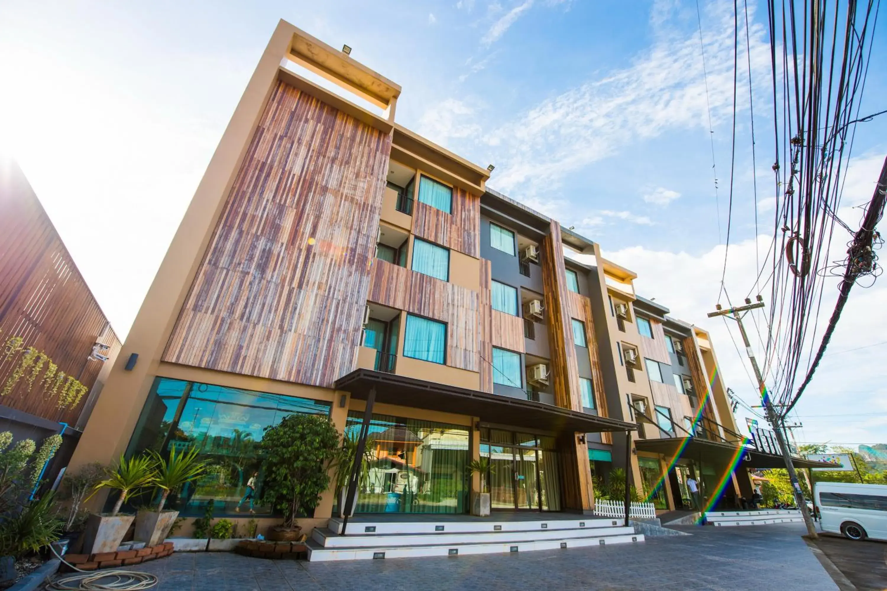 Property building in Tetris Hotel Property building in Tetris Hotel