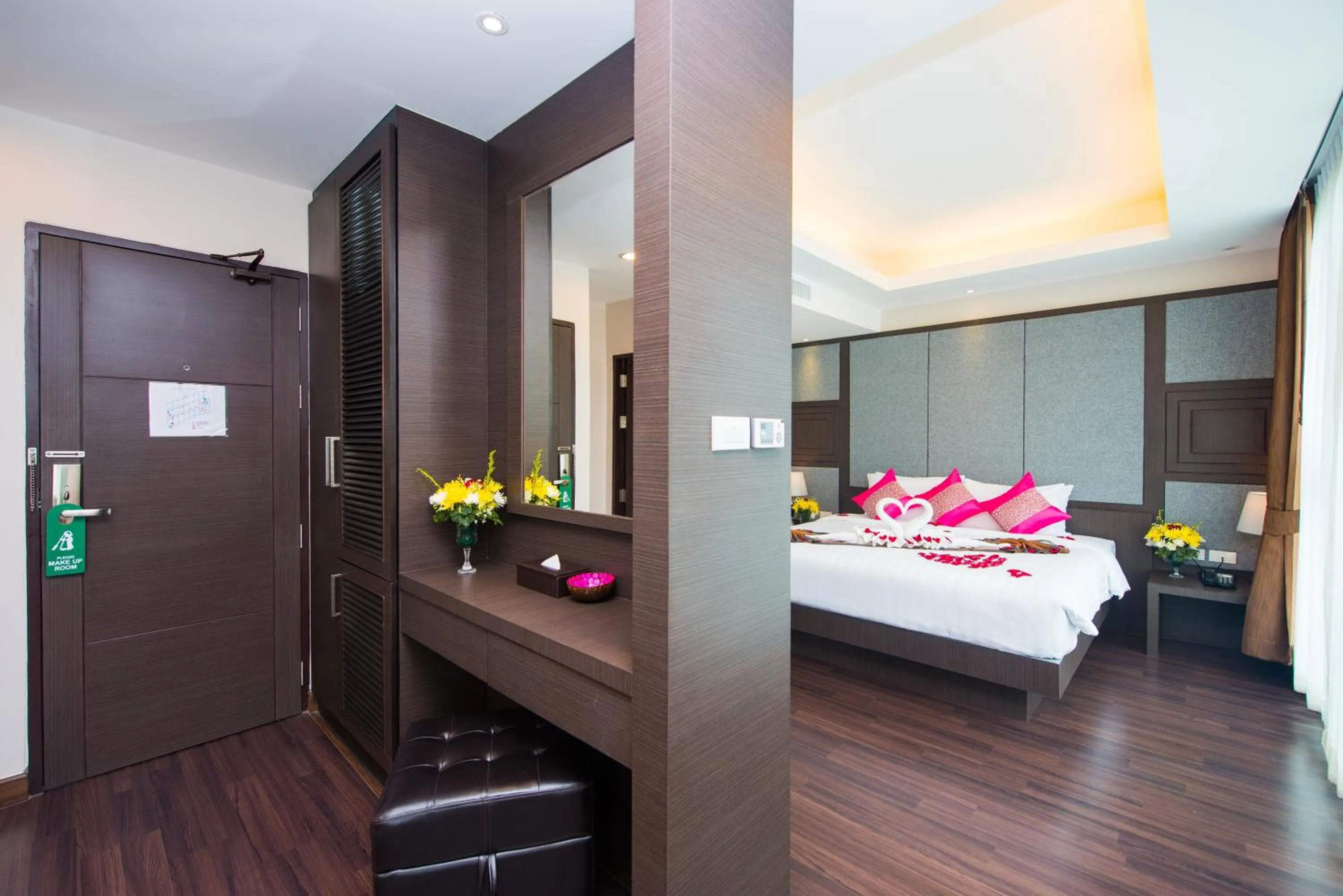 Bedroom, Bed in Tetris Hotel