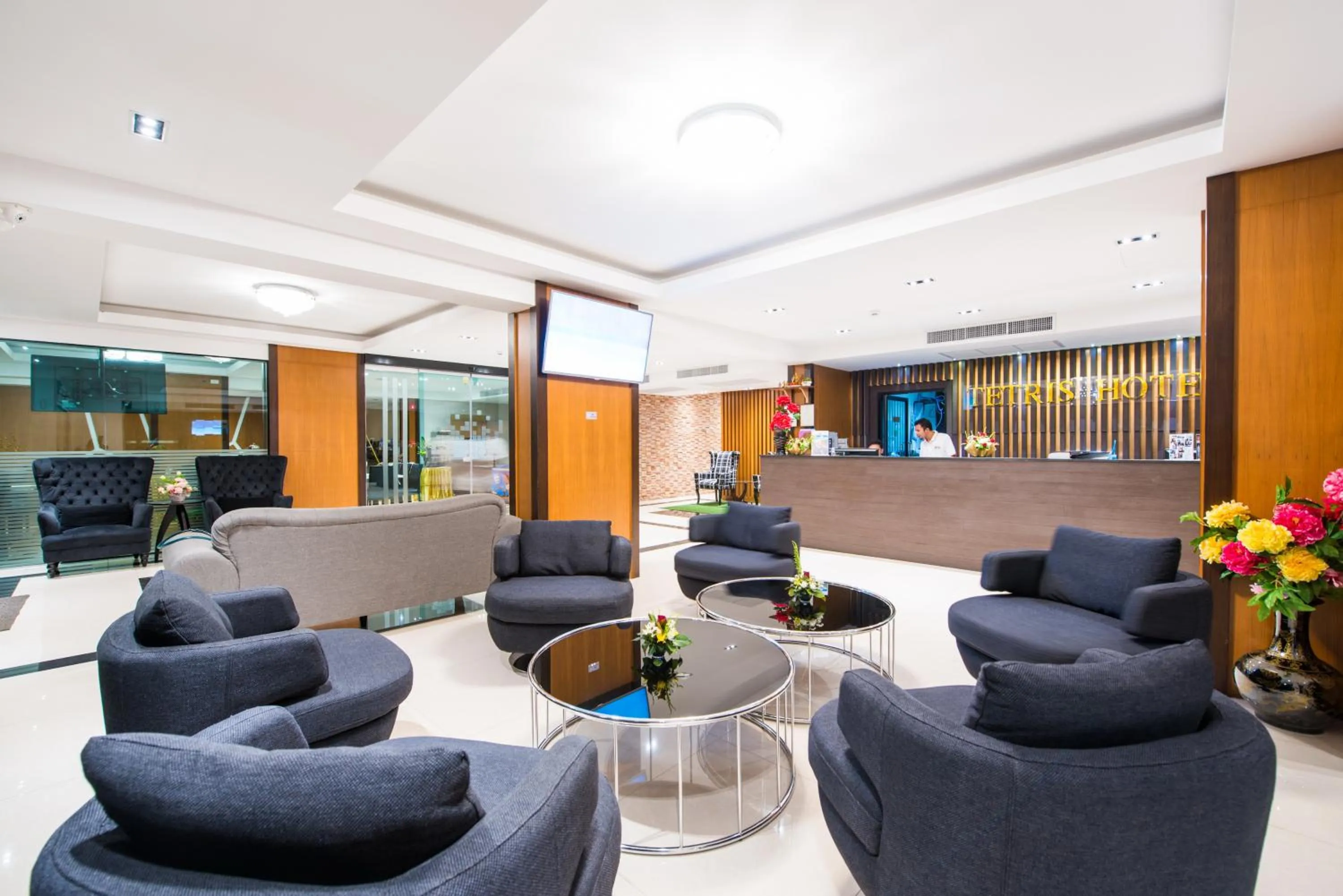 Staff in Tetris Hotel