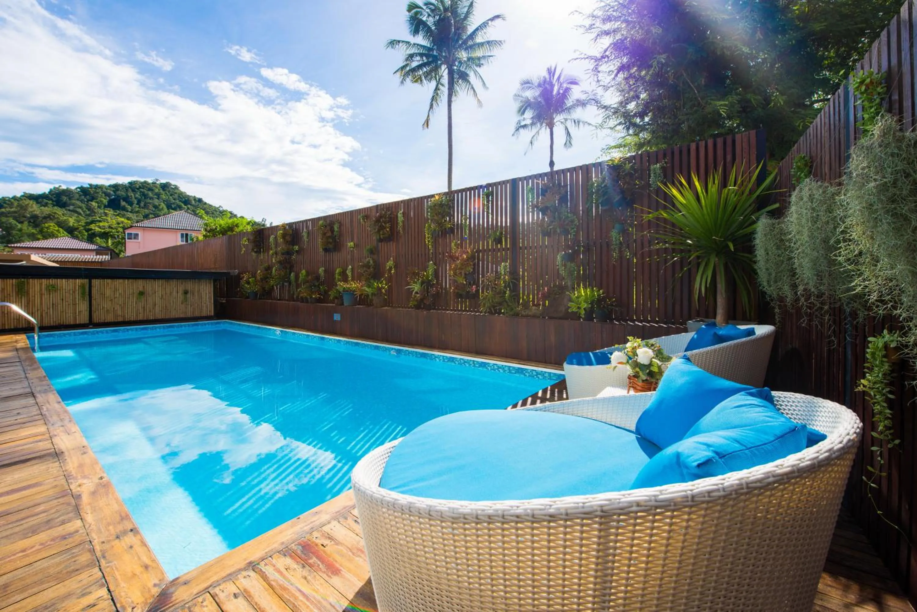 Swimming pool in Tetris Hotel