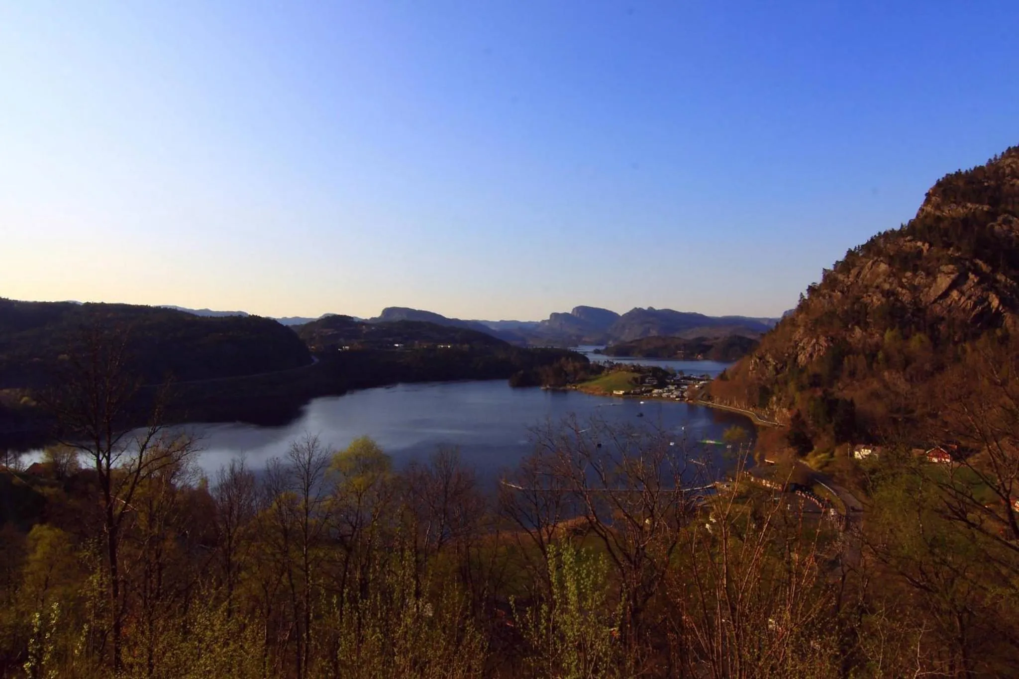 Street view in Egenes Camping