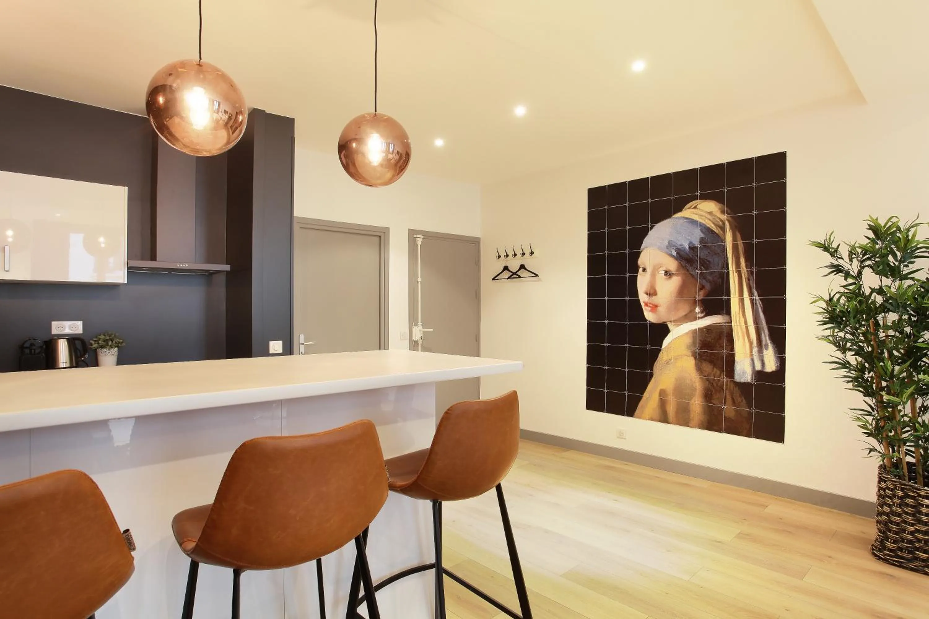 Kitchen or kitchenette in Rent a Room - Residence Bonne Nouvelle