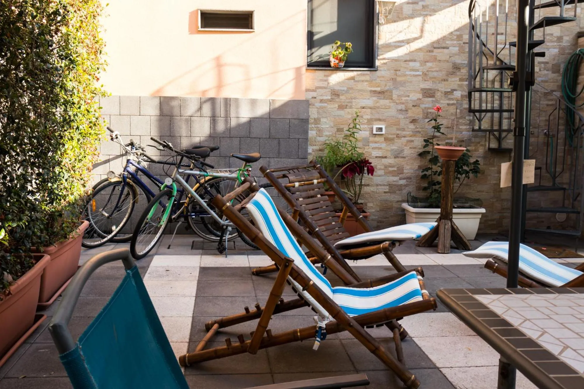 Patio in B&B I Licutiani