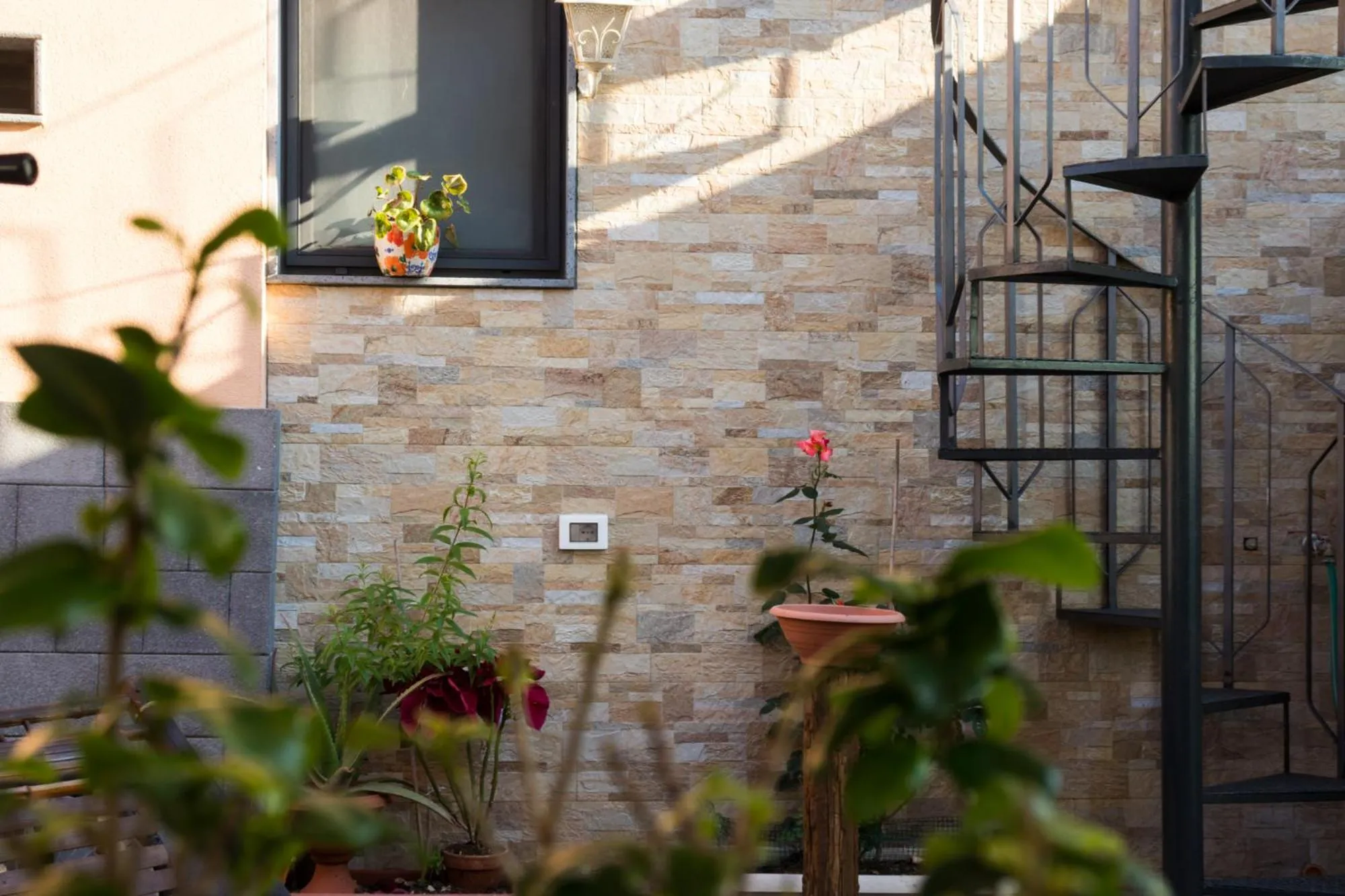 Patio in B&B I Licutiani