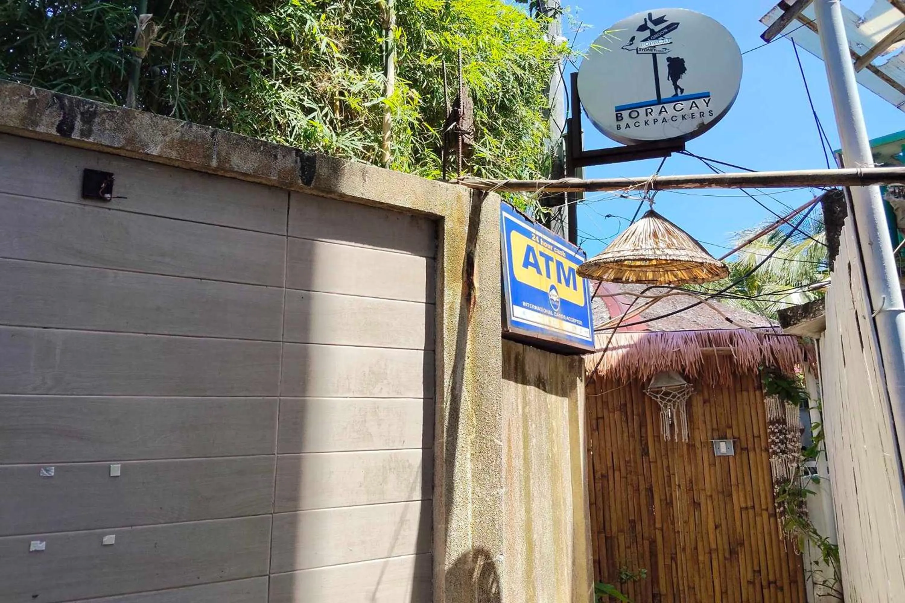 Logo/Certificate/Sign in Boracay Backpackers