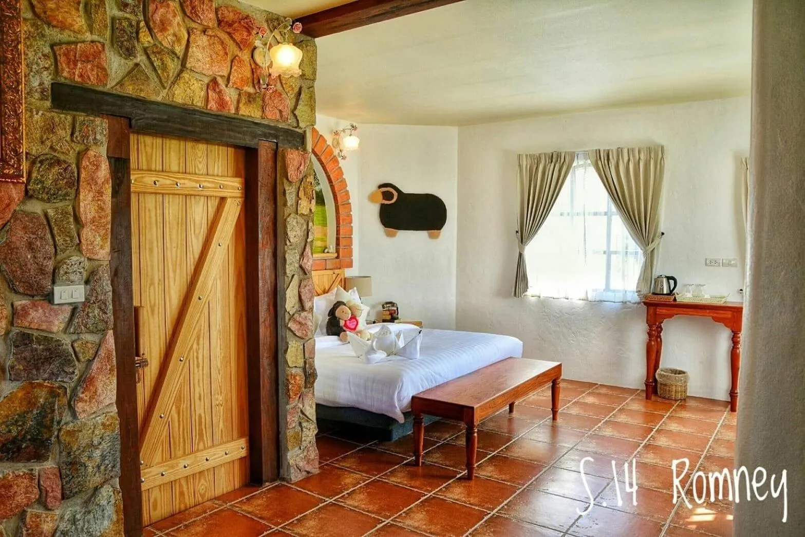 Bed in Swiss Hotel Pattaya