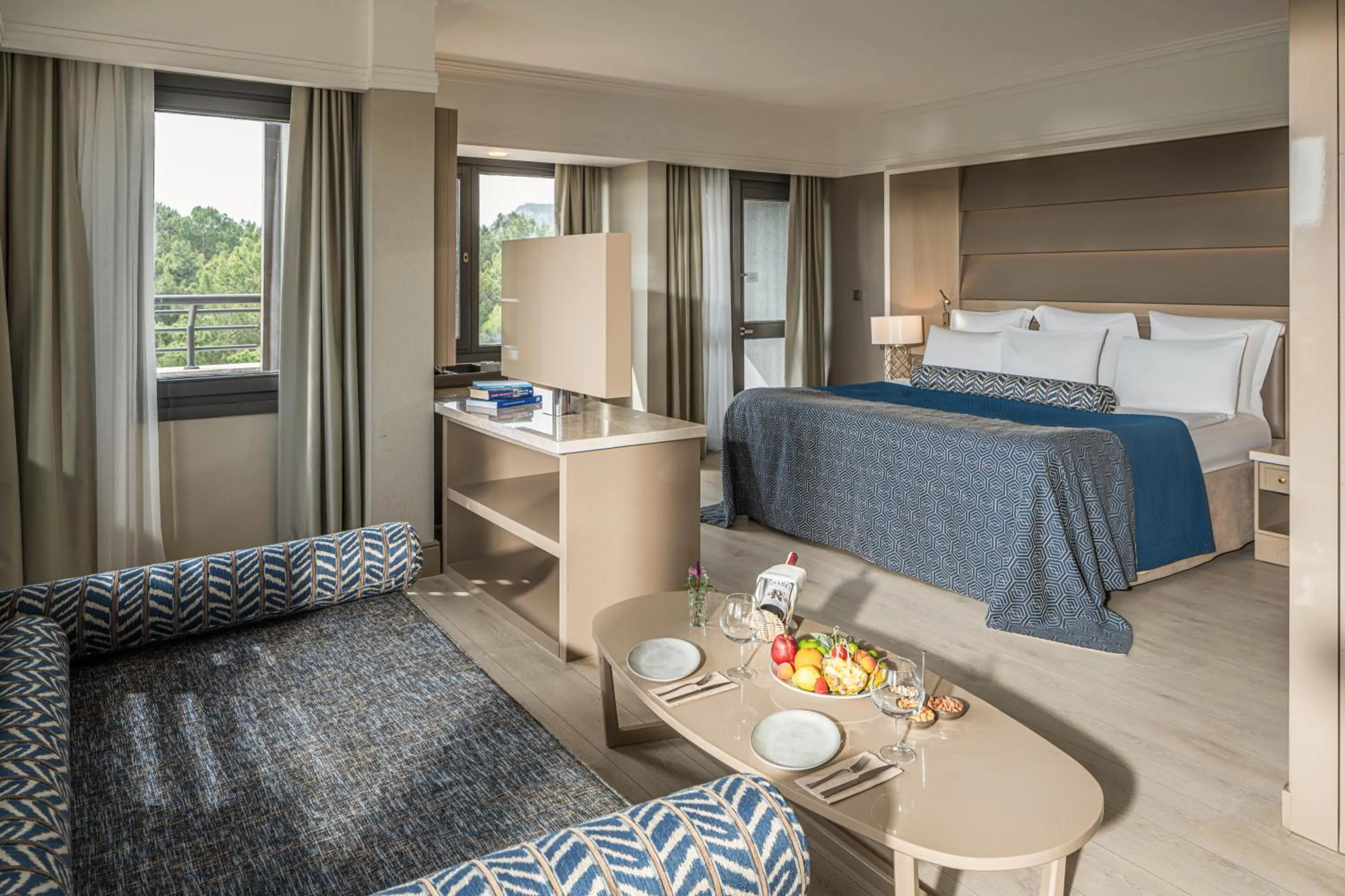 Living room, Bed in Balmy Foresta