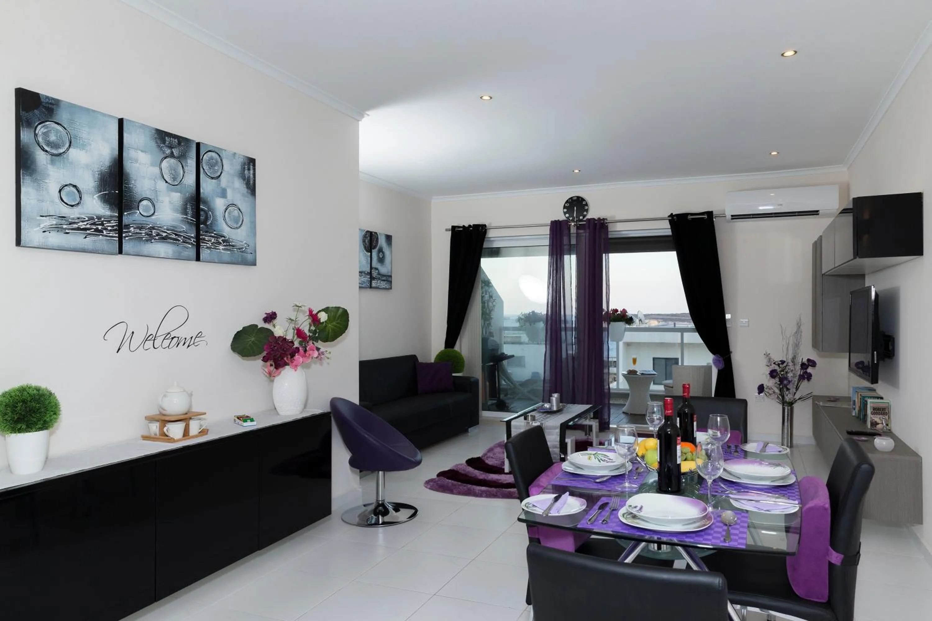 Dining area in Marsascala 2 Bedroom Apartment close to Beach! HPI 6768