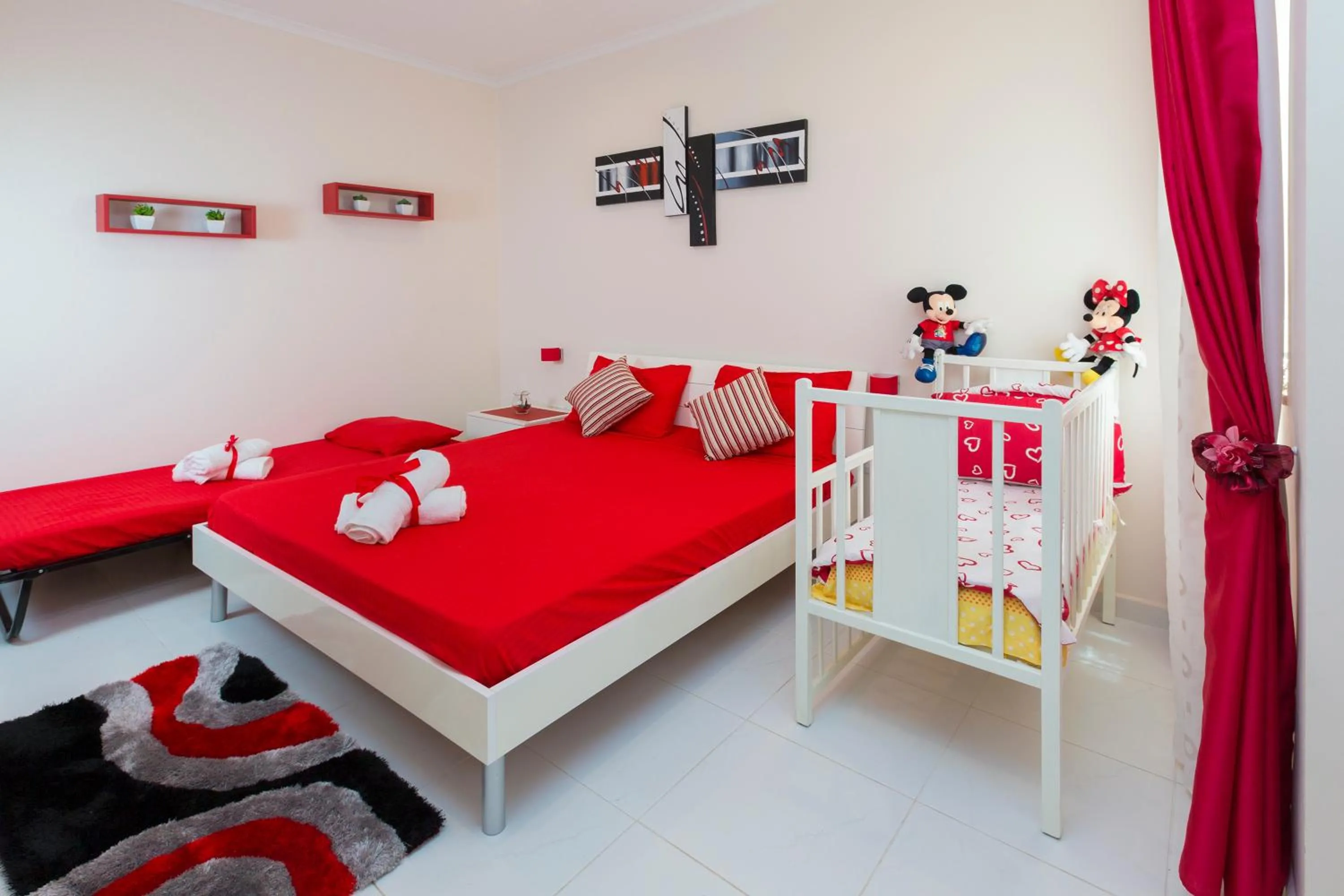 Bedroom, Bed in Marsascala 2 Bedroom Apartment close to Beach! HPI 6768