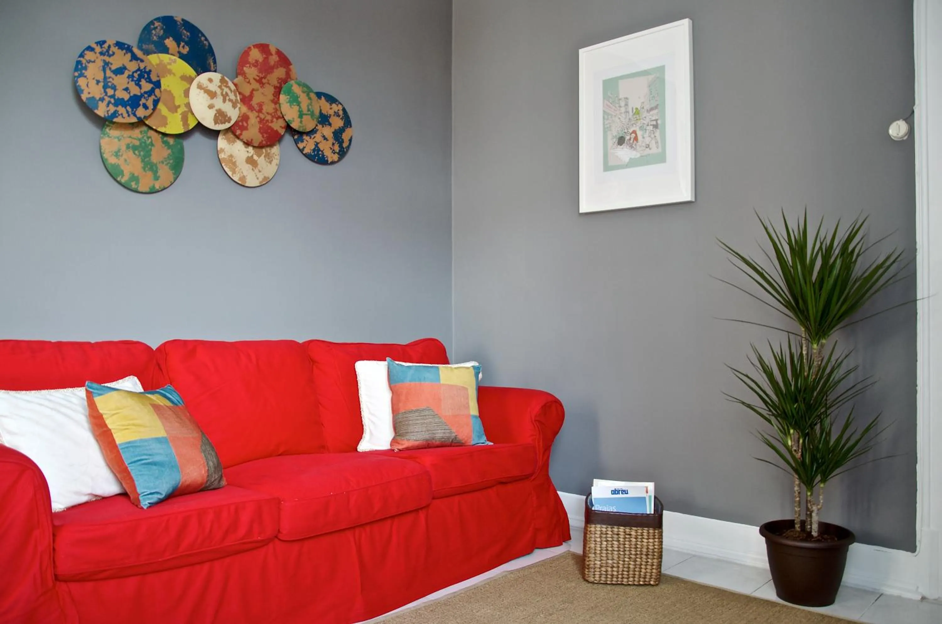 Living room in Chiado Lisbon Apartment