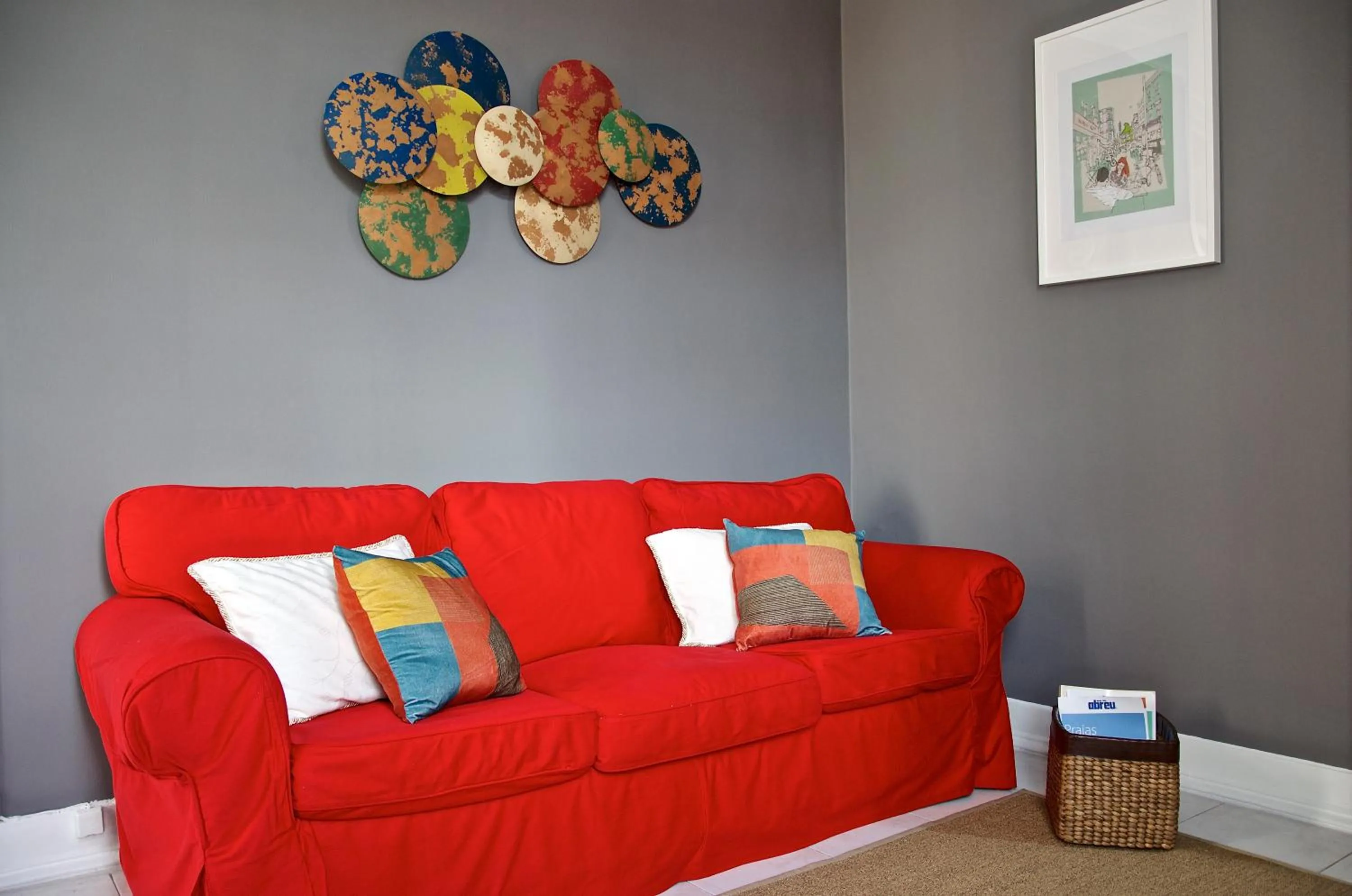 Living room in Chiado Lisbon Apartment