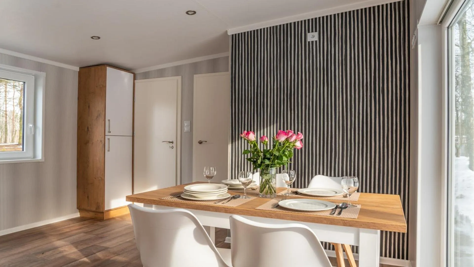 Kitchen or kitchenette in Hotel Tajty