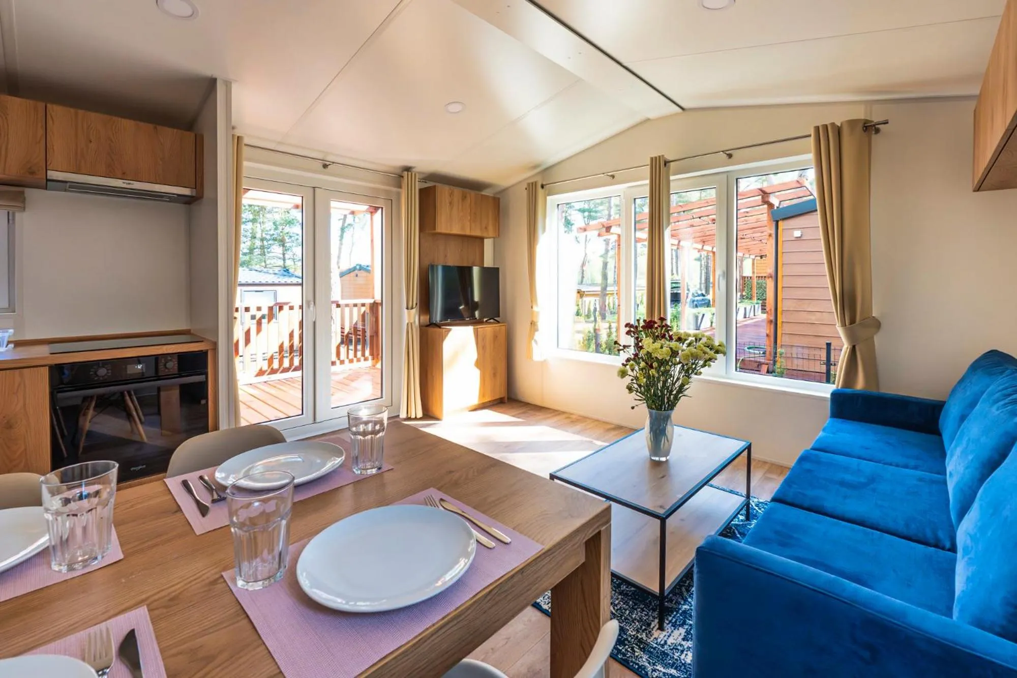 Kitchen or kitchenette in Hotel Tajty