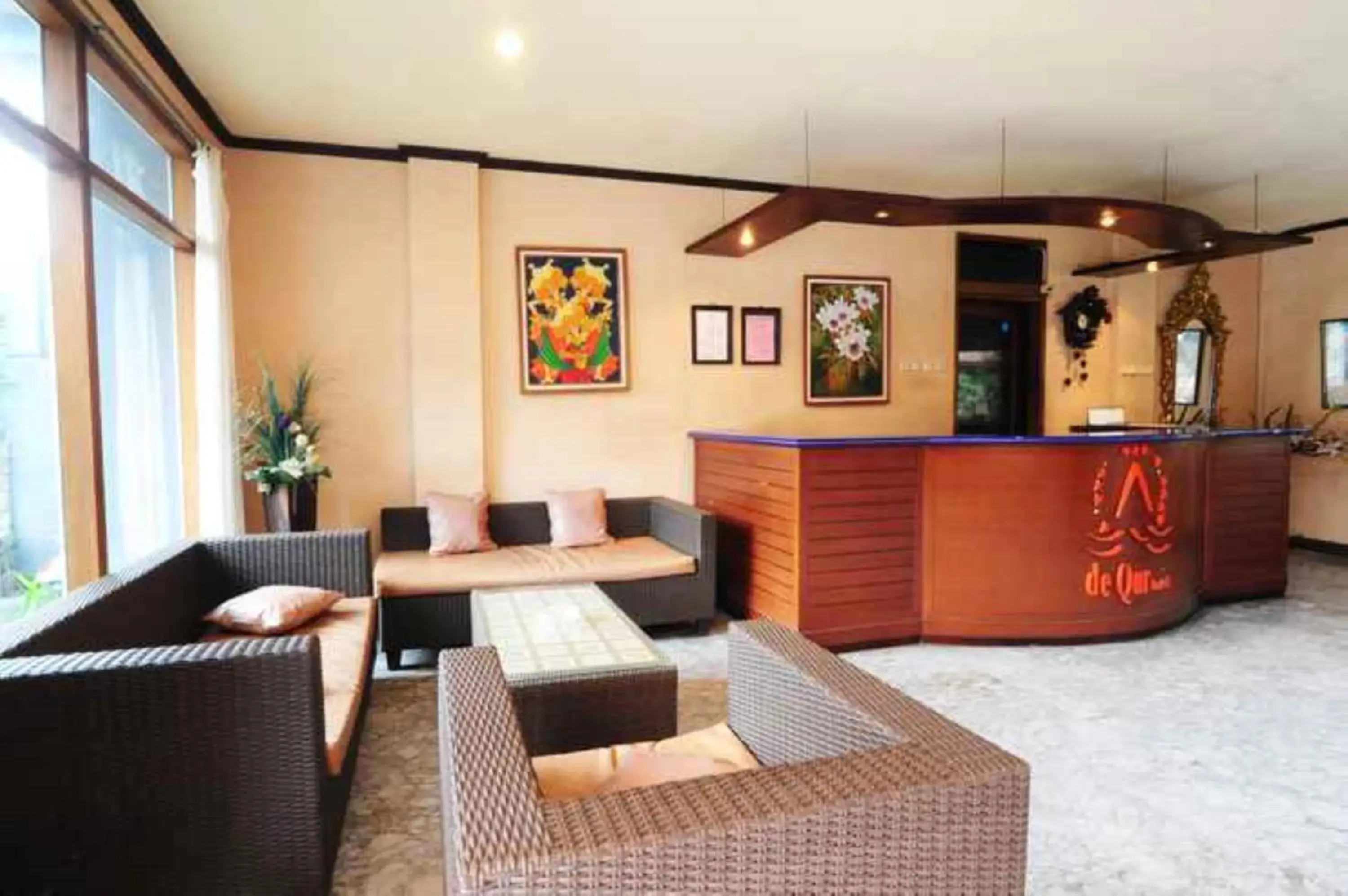 Lobby or reception in De'Qur Hotel Bandung Lobby or reception in De'Qur Hotel Bandung
