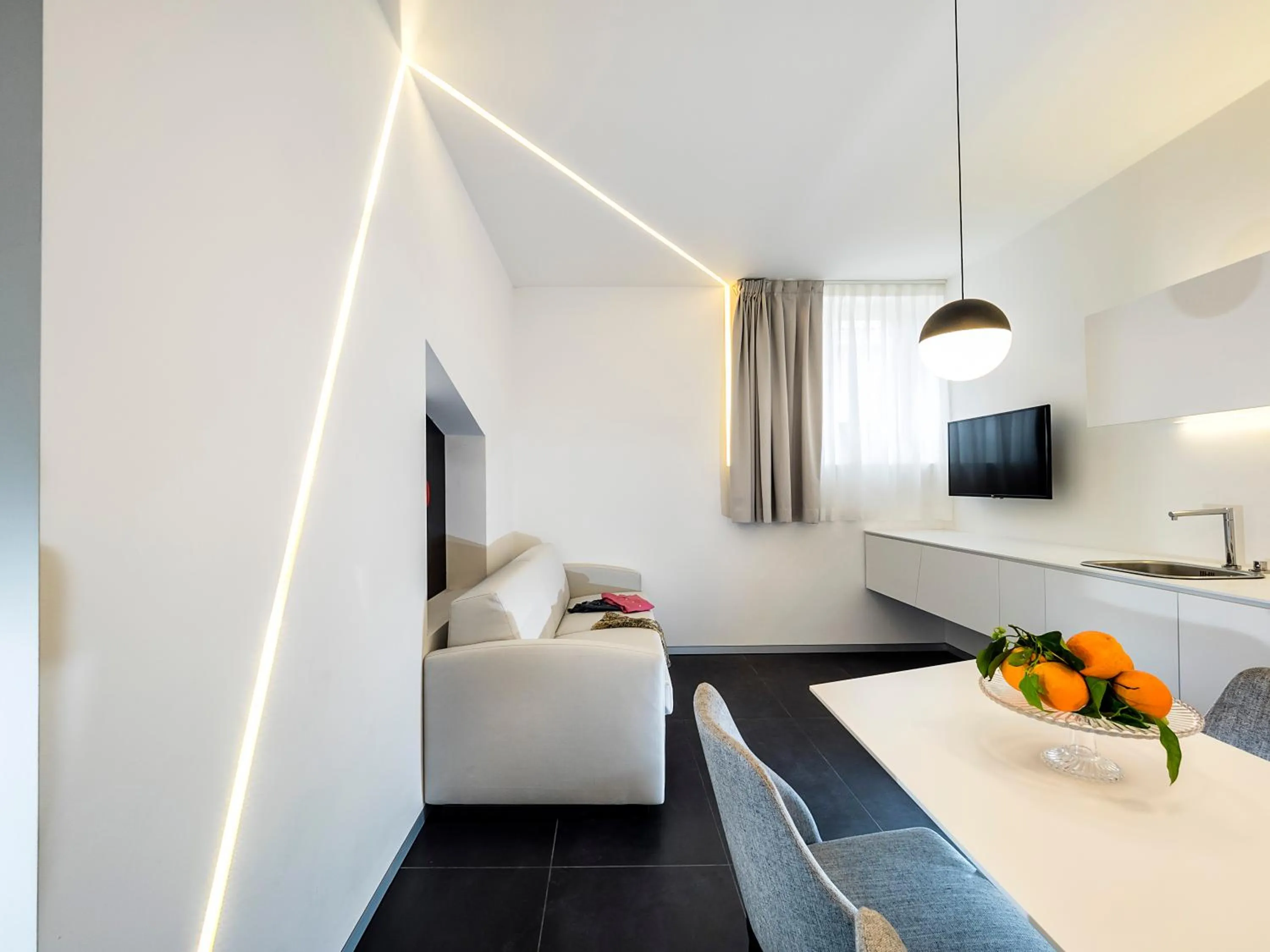 Kitchen or kitchenette in Duomo Suites & Spa