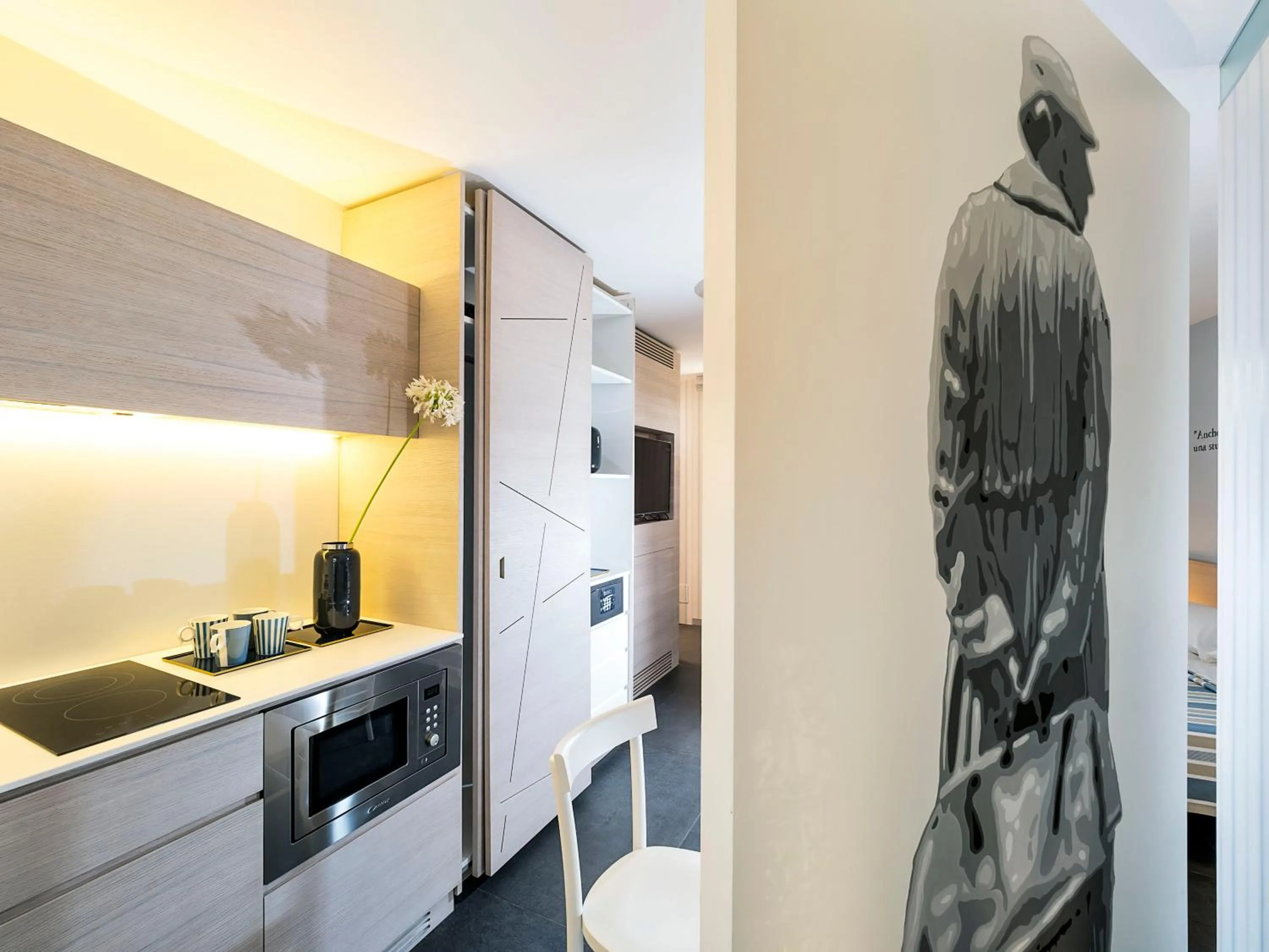 Kitchen or kitchenette in Duomo Suites & Spa