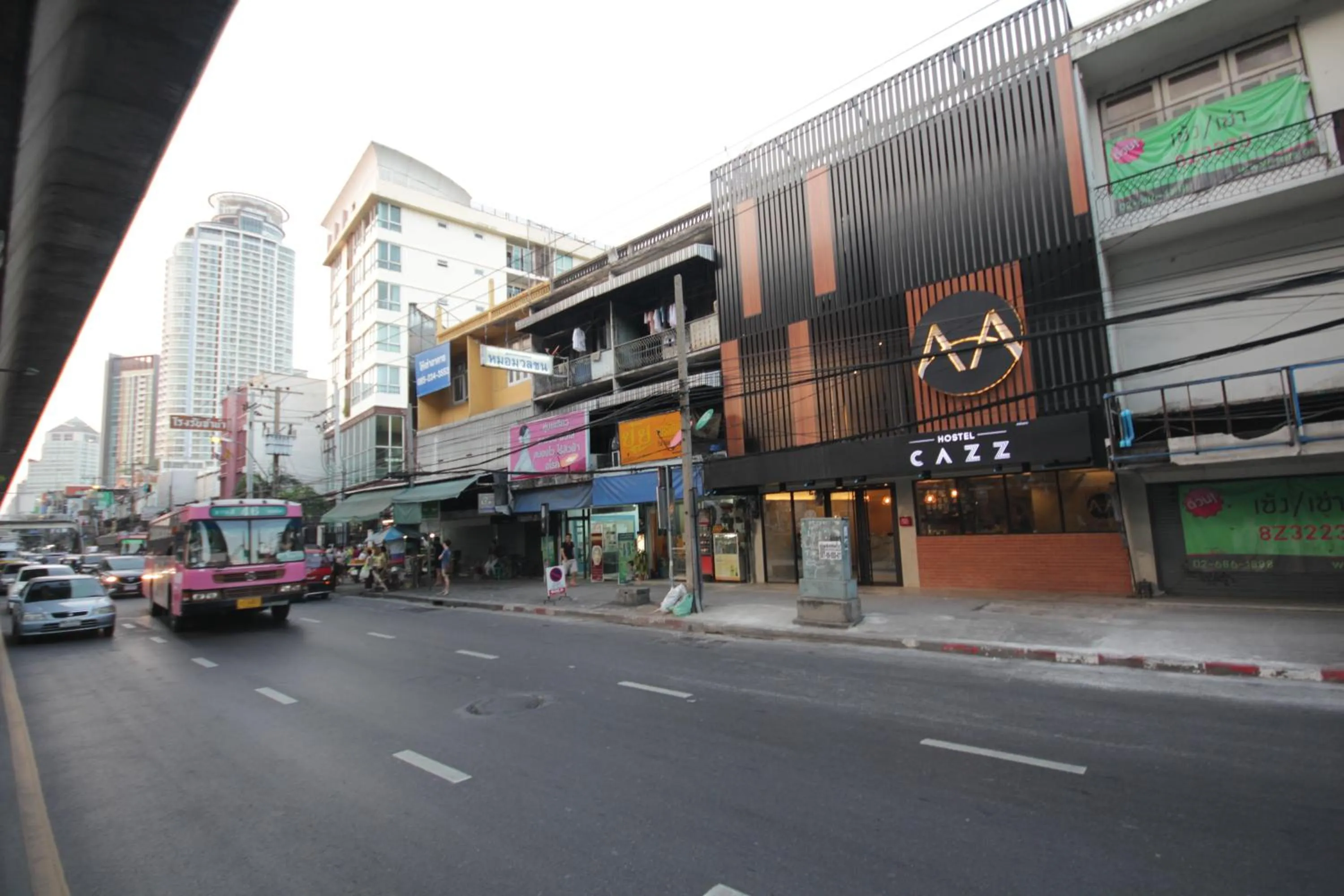 Street view in Cazz Hostel