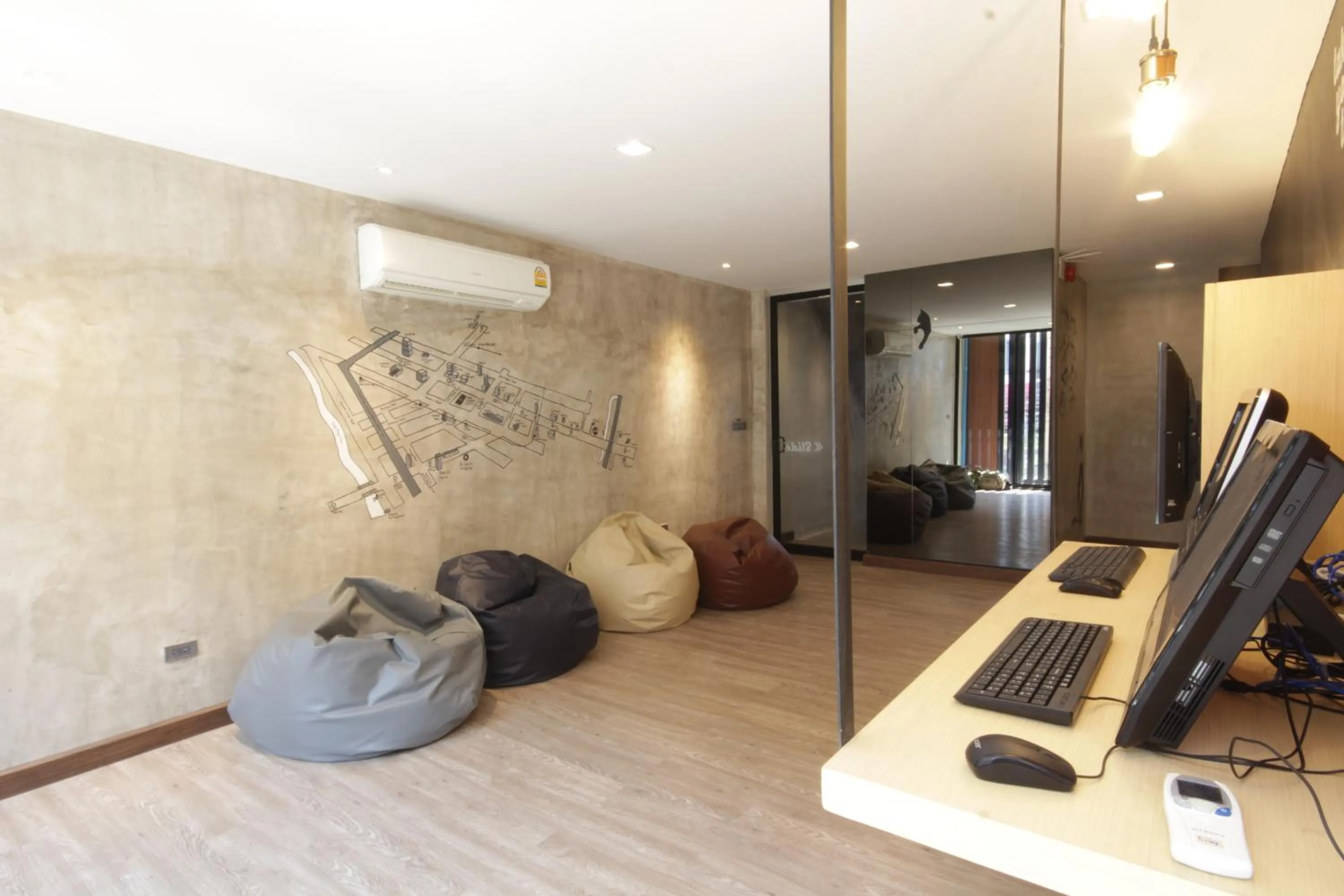 Living room in Cazz Hostel