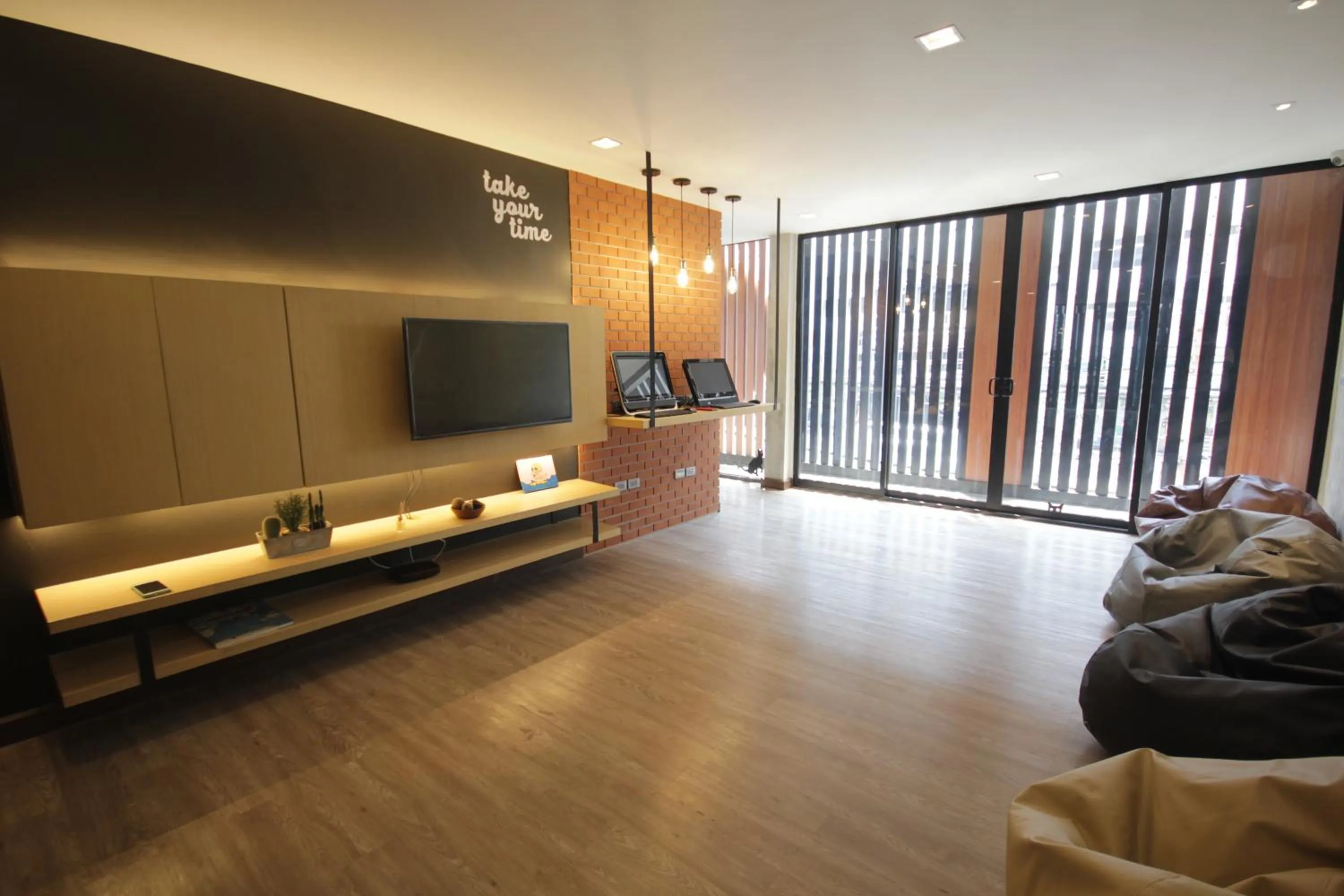 Living room in Cazz Hostel