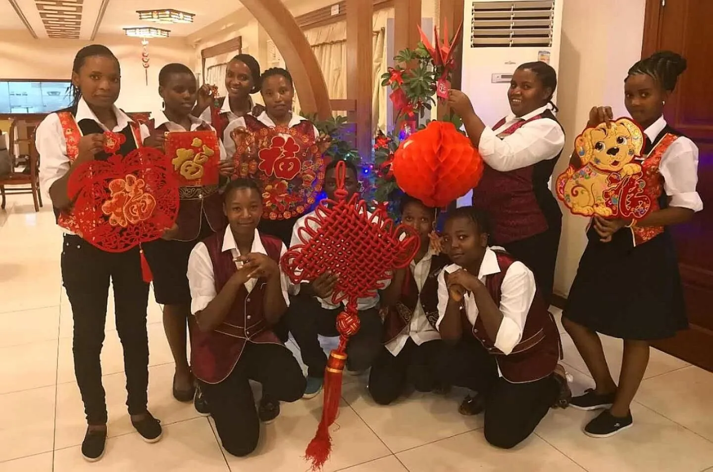 Staff in Great Wall Hotel