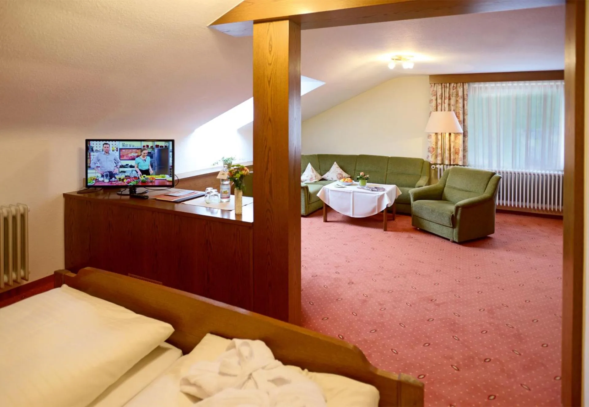 Photo of the whole room, Bed in Hotel Waldlust
