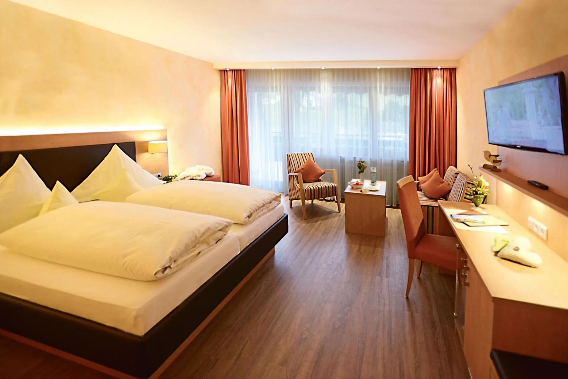 Photo of the whole room, Bed in Hotel Waldlust