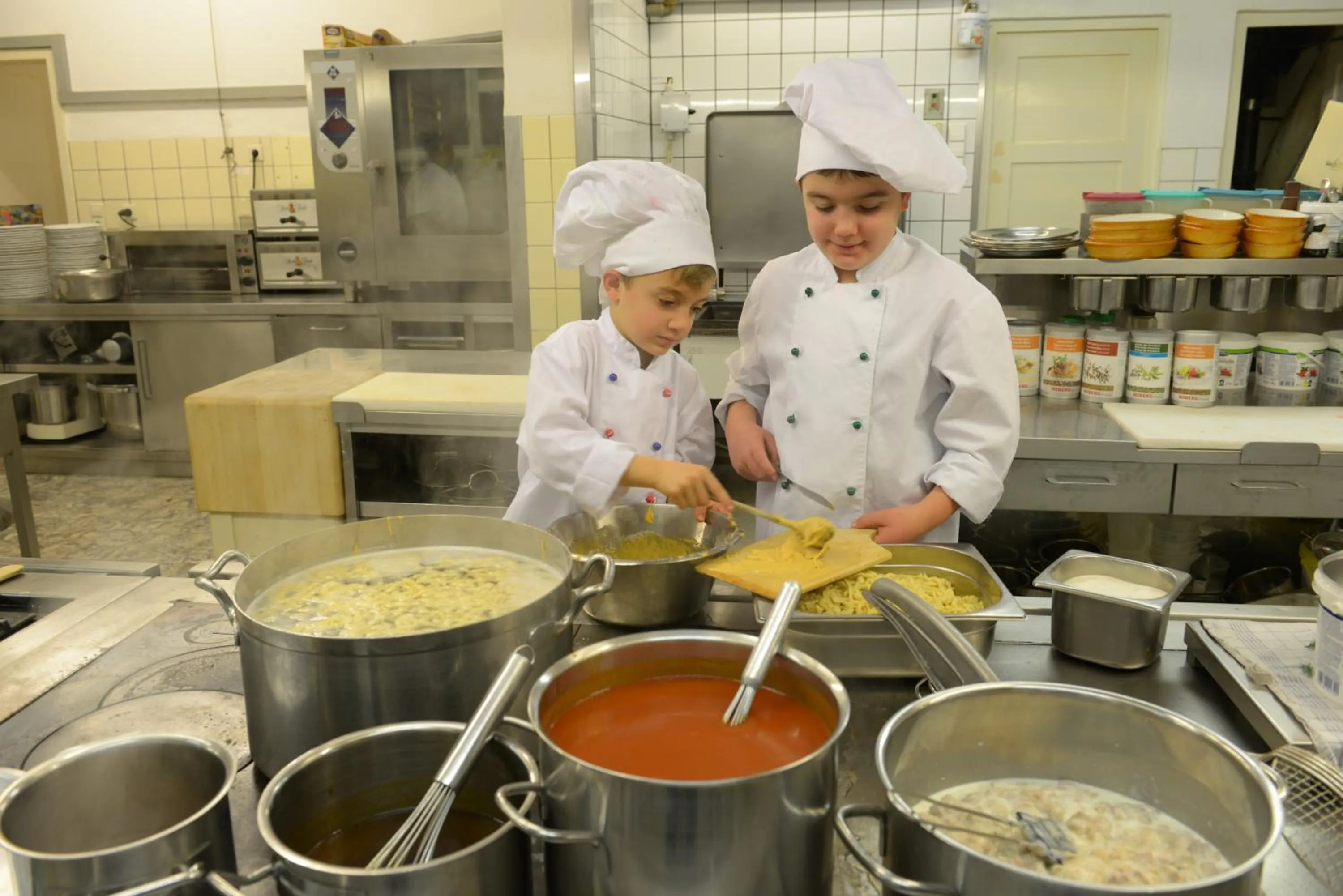 young children in Hotel Waldlust