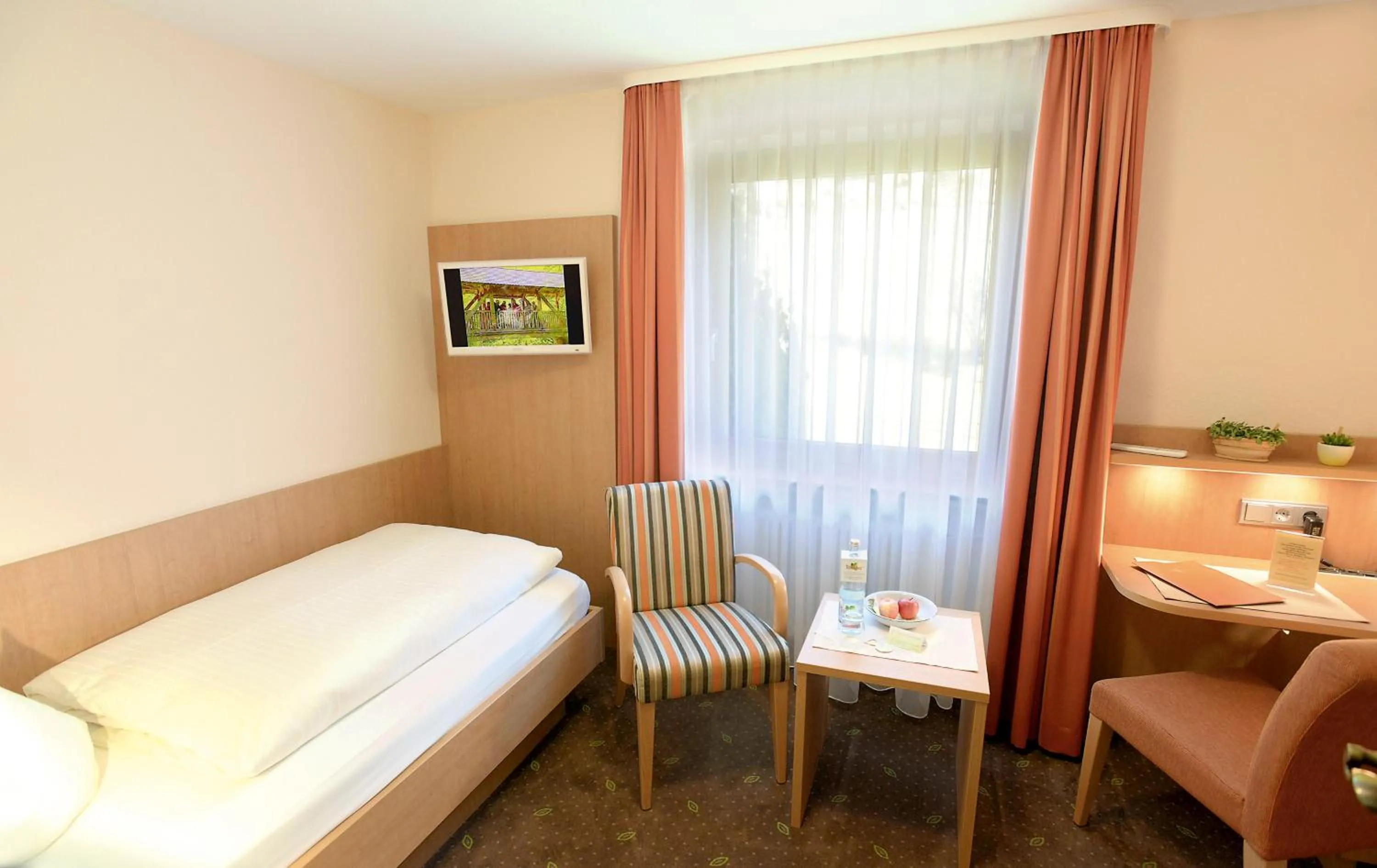 Decorative detail, Bed in Hotel Waldlust