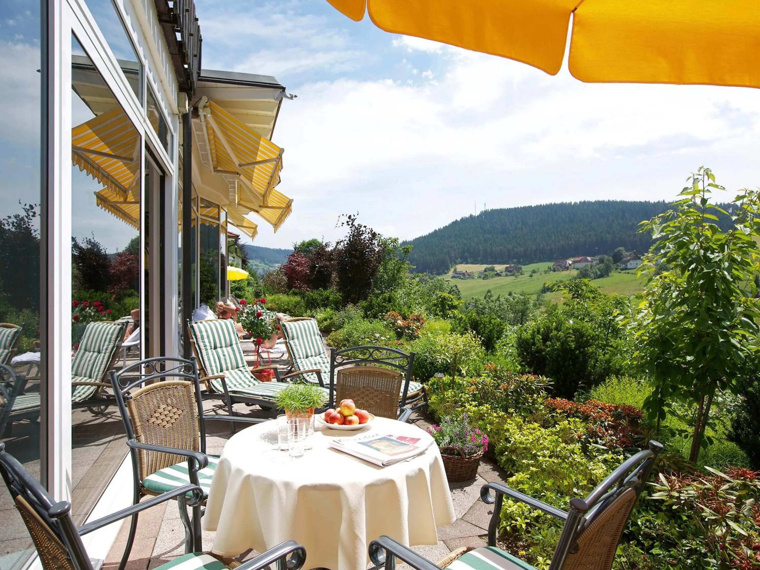 Patio in Hotel Waldlust