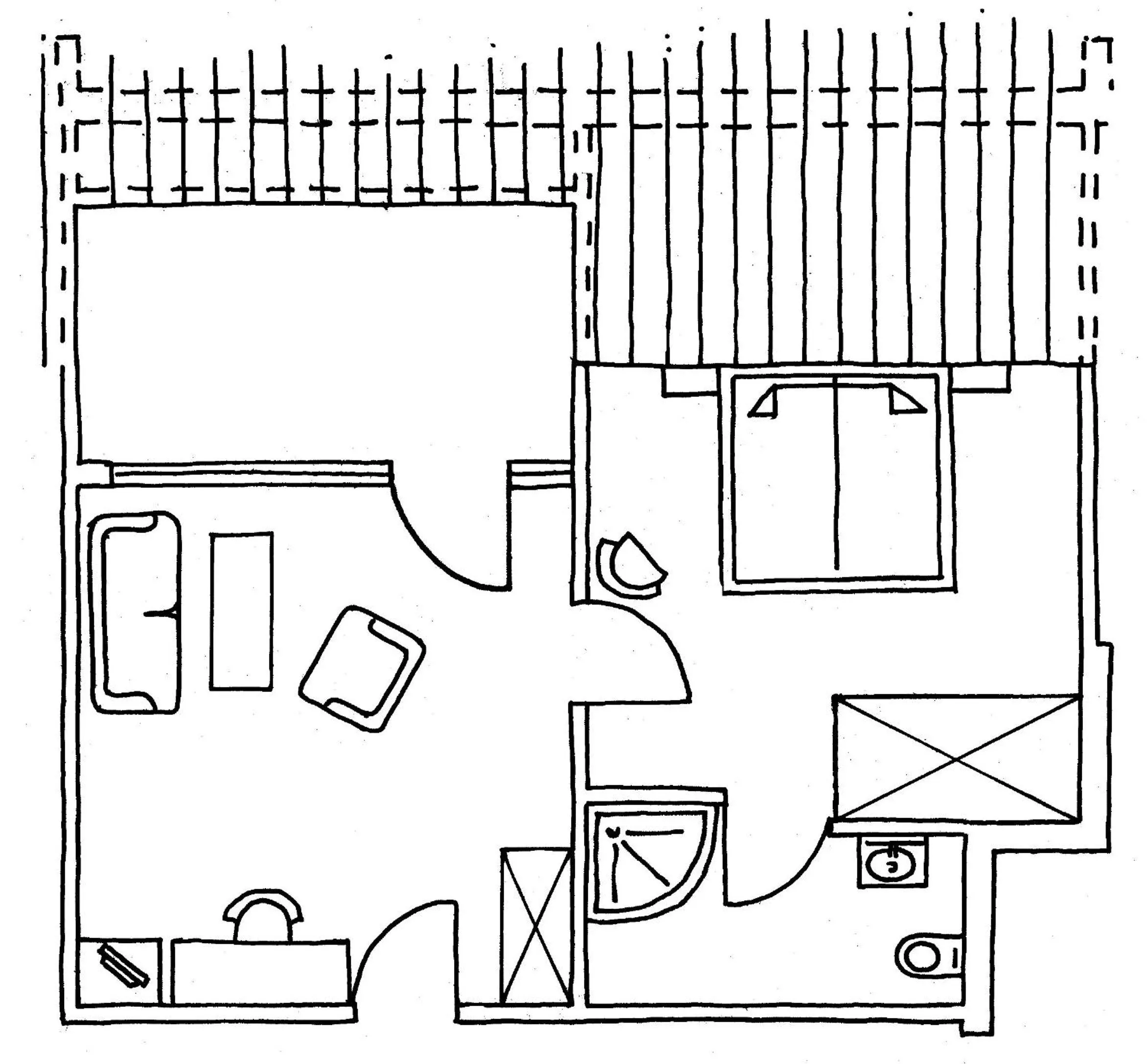 Floor plan in Hotel Waldlust