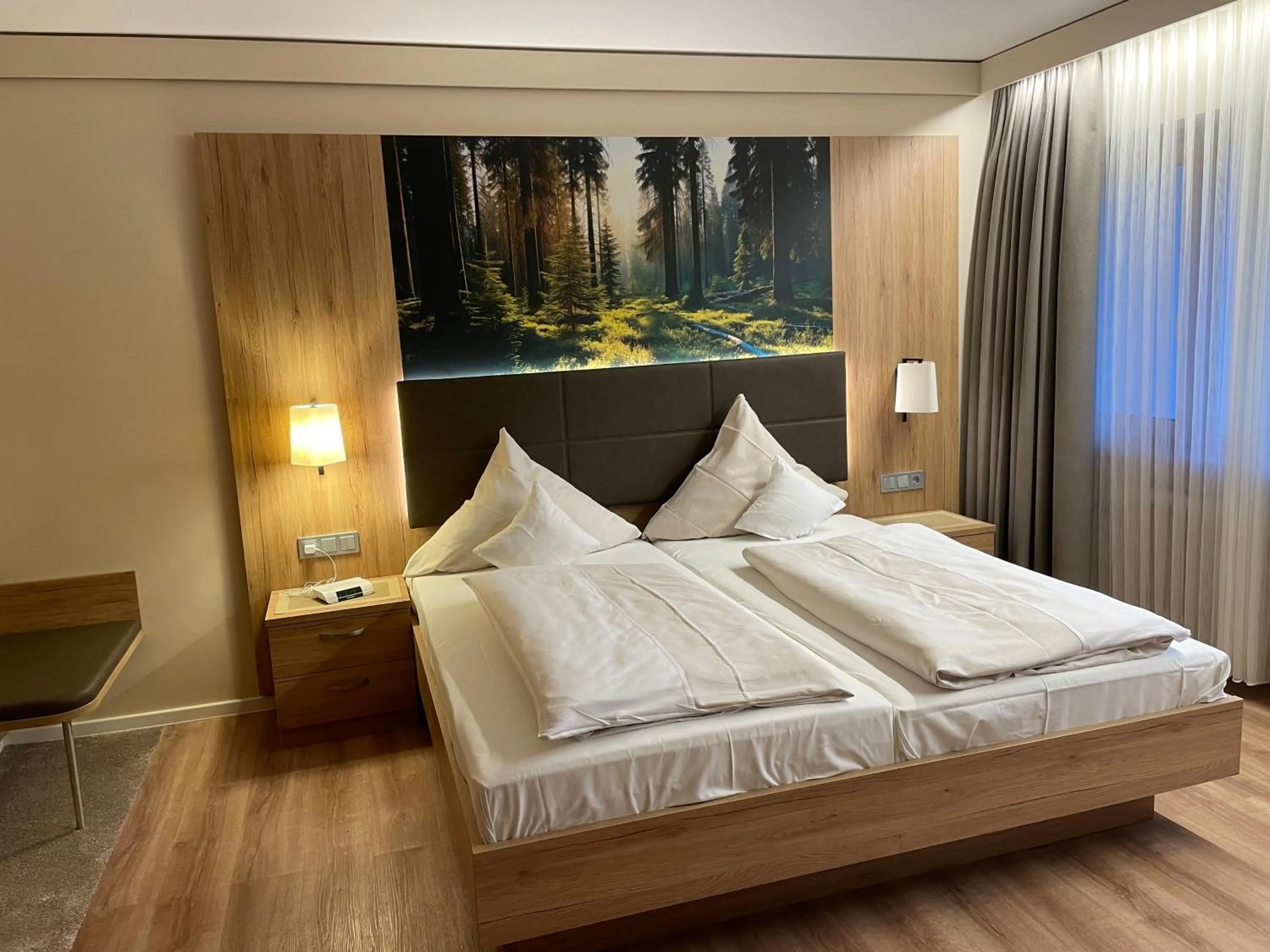 Bed in Hotel Waldlust