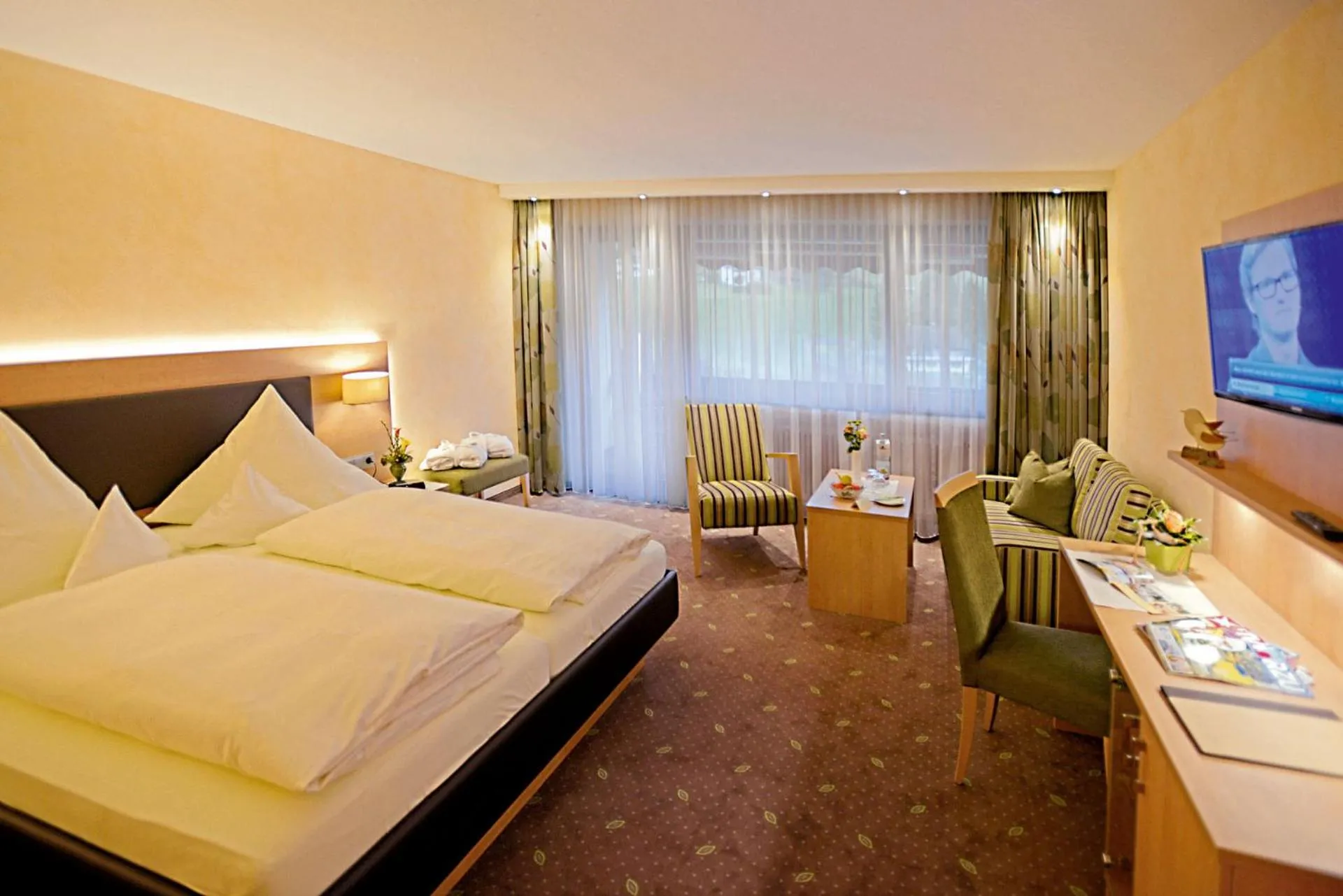 Photo of the whole room, Bed in Hotel Waldlust