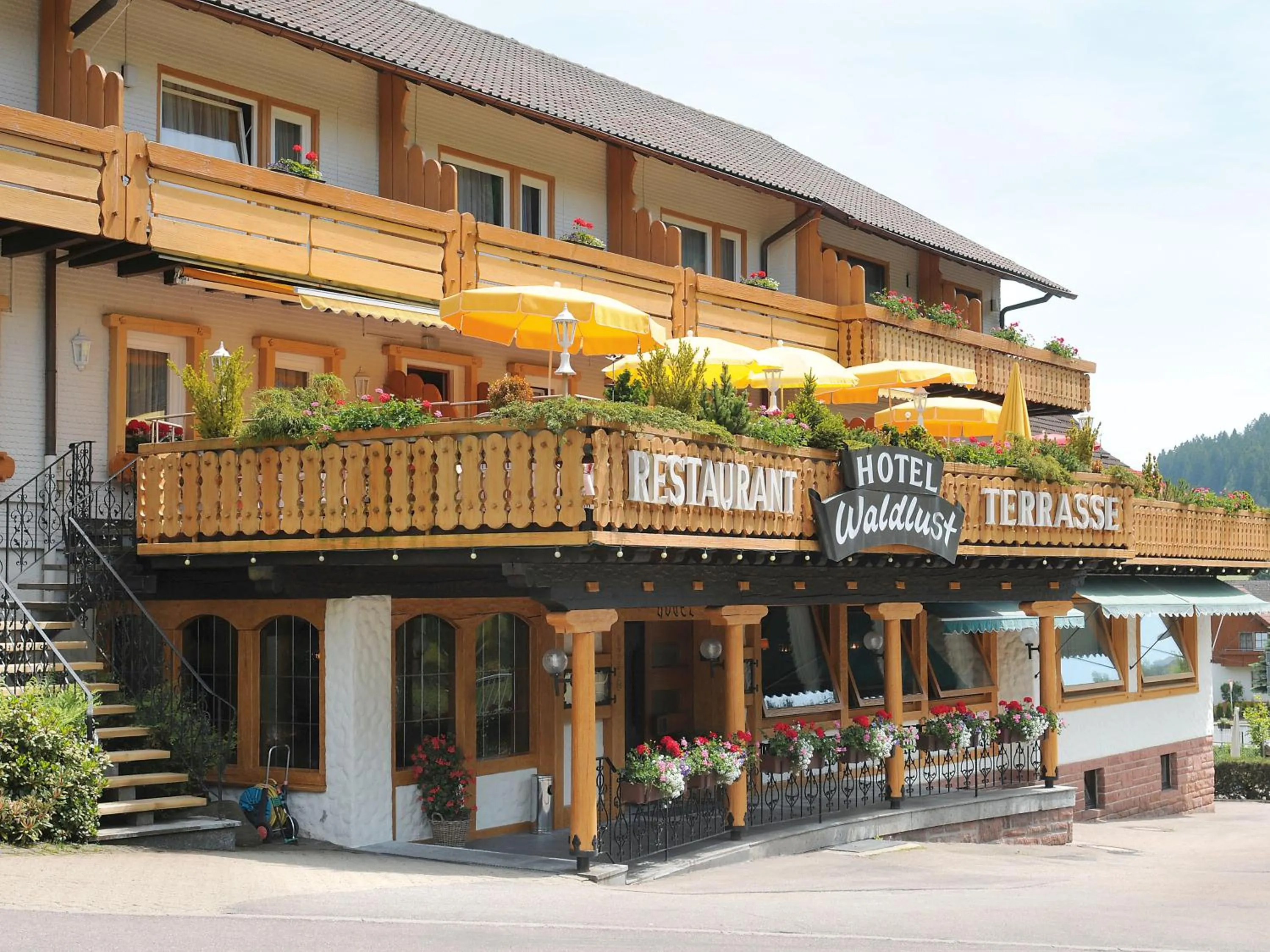 Facade/entrance in Hotel Waldlust