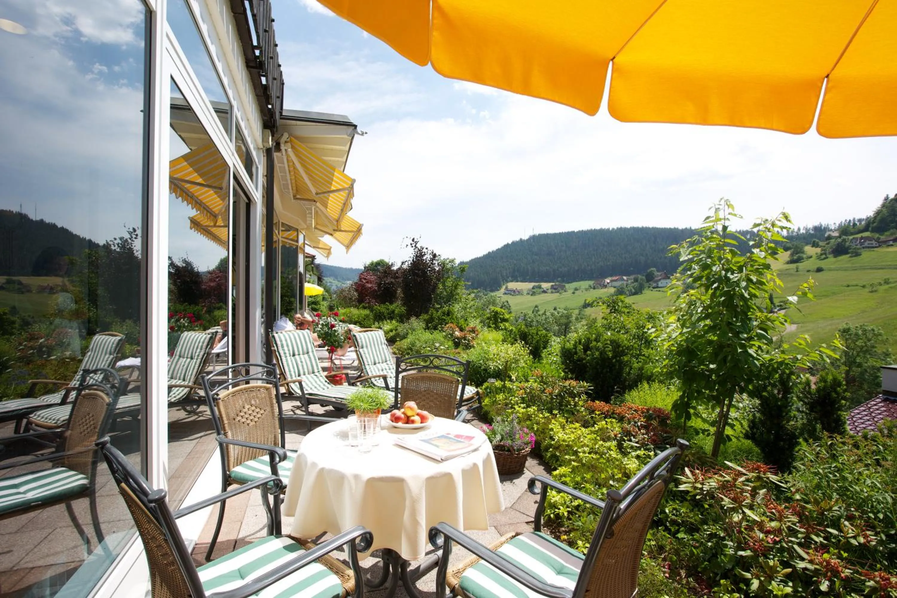 Garden in Hotel Waldlust