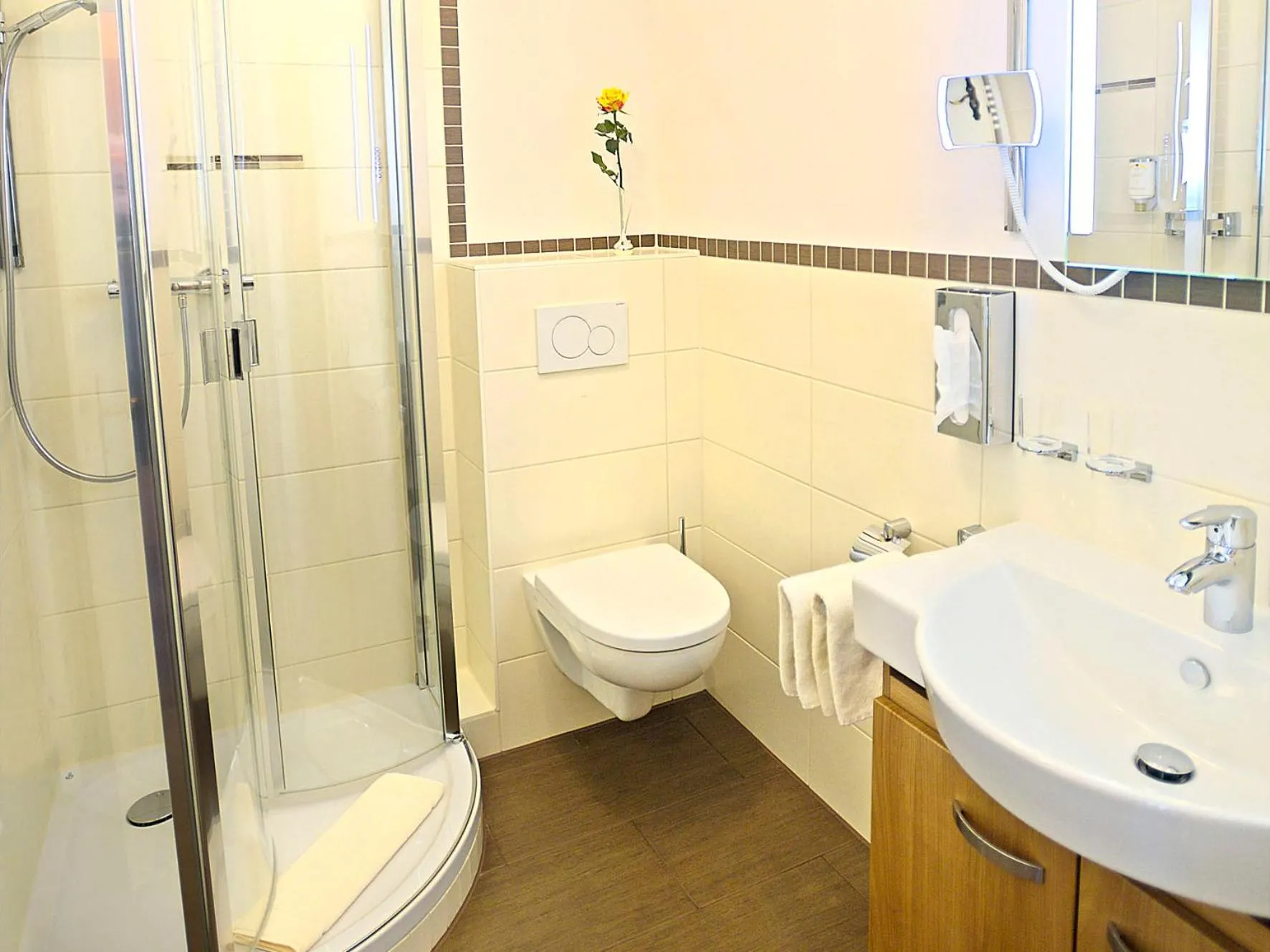 Bathroom in Hotel Waldlust