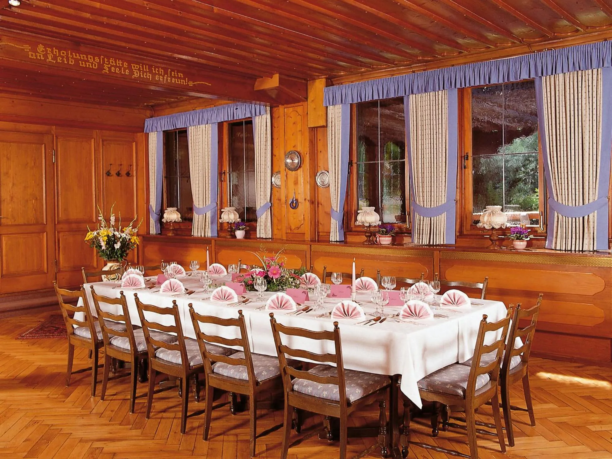 Decorative detail in Hotel Waldlust