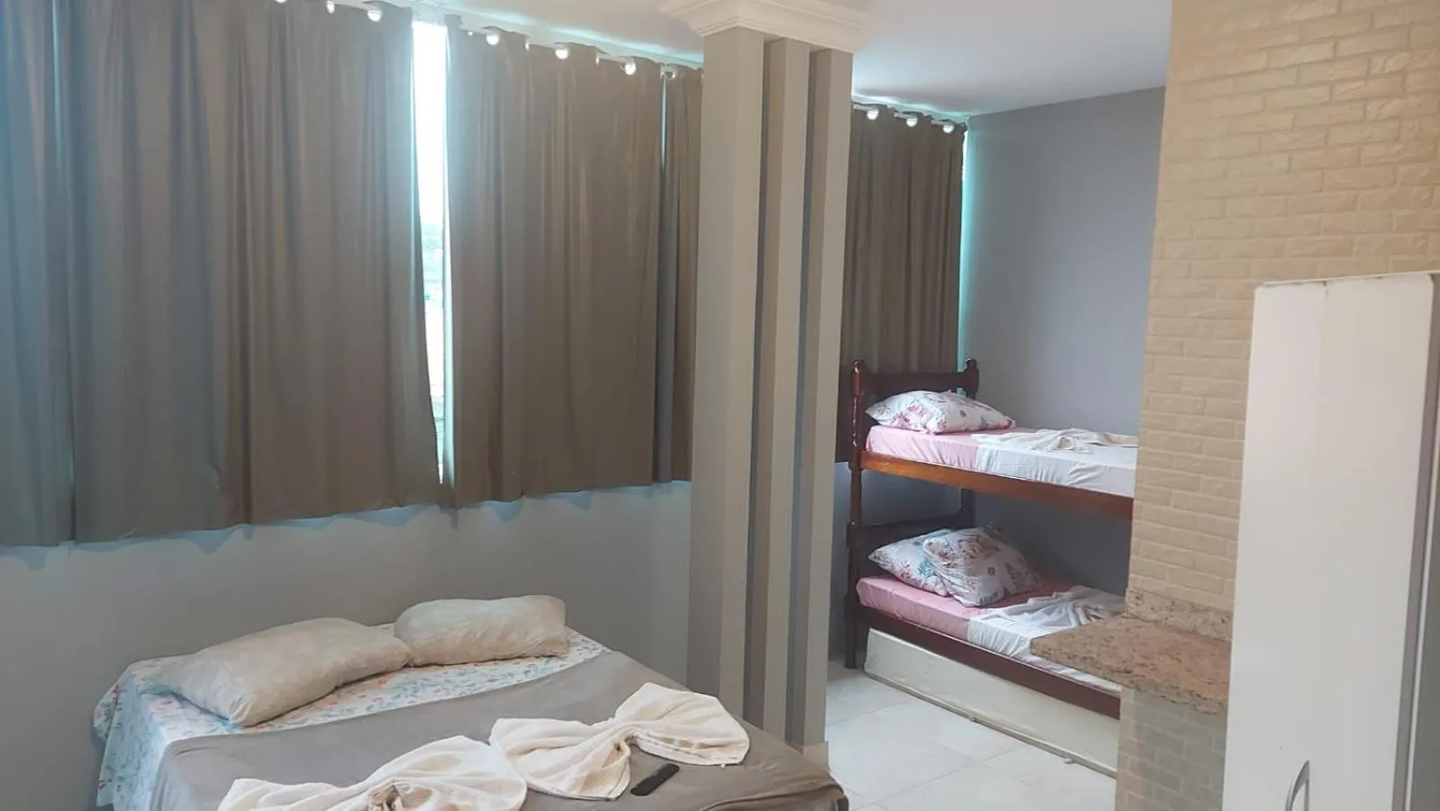 Bedroom, Bed in Pousada Ilha do Itacolomi Com Piscina 2km do Beto Carrero