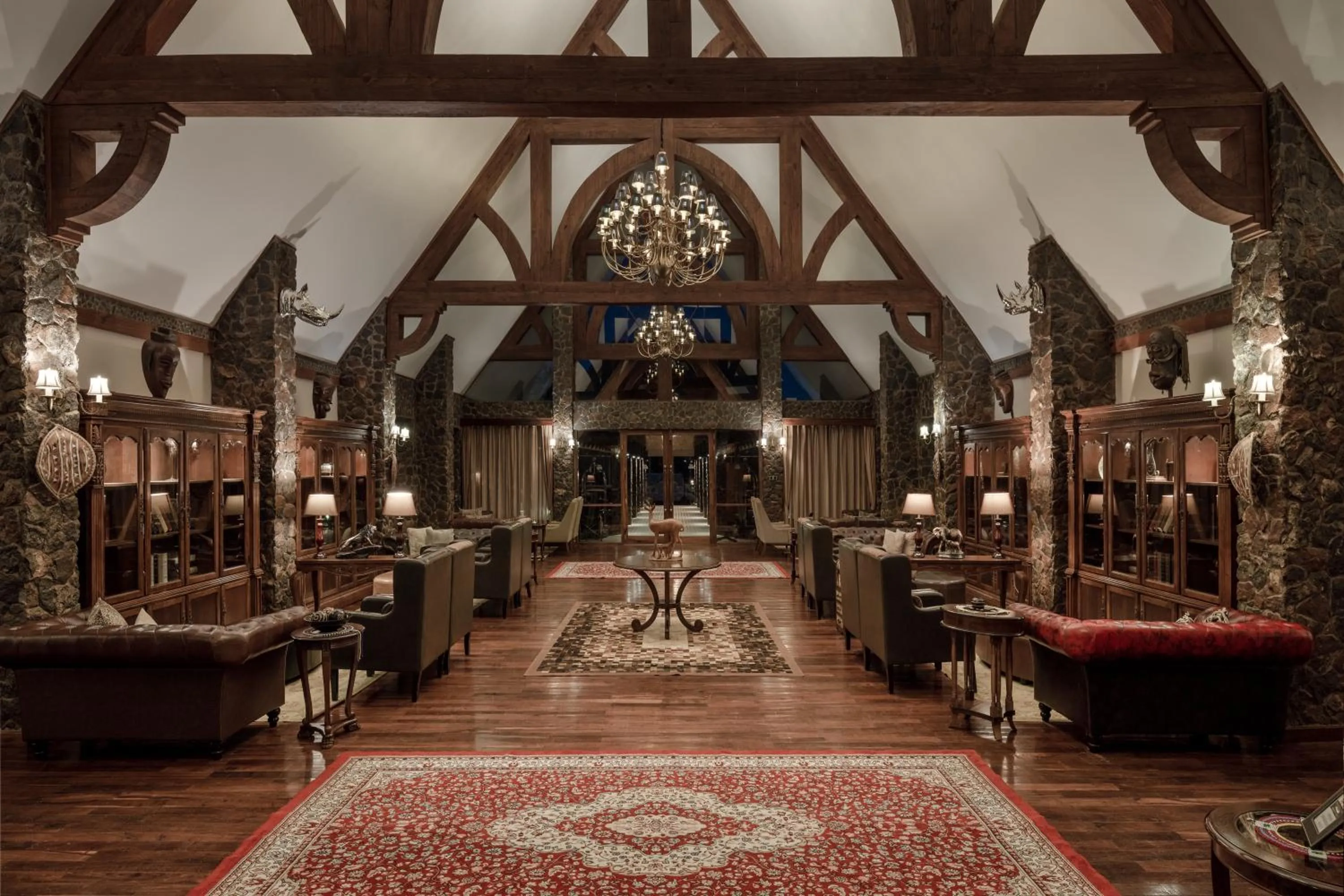 Lounge or bar in Ngorongoro Oldeani Mountain Lodge