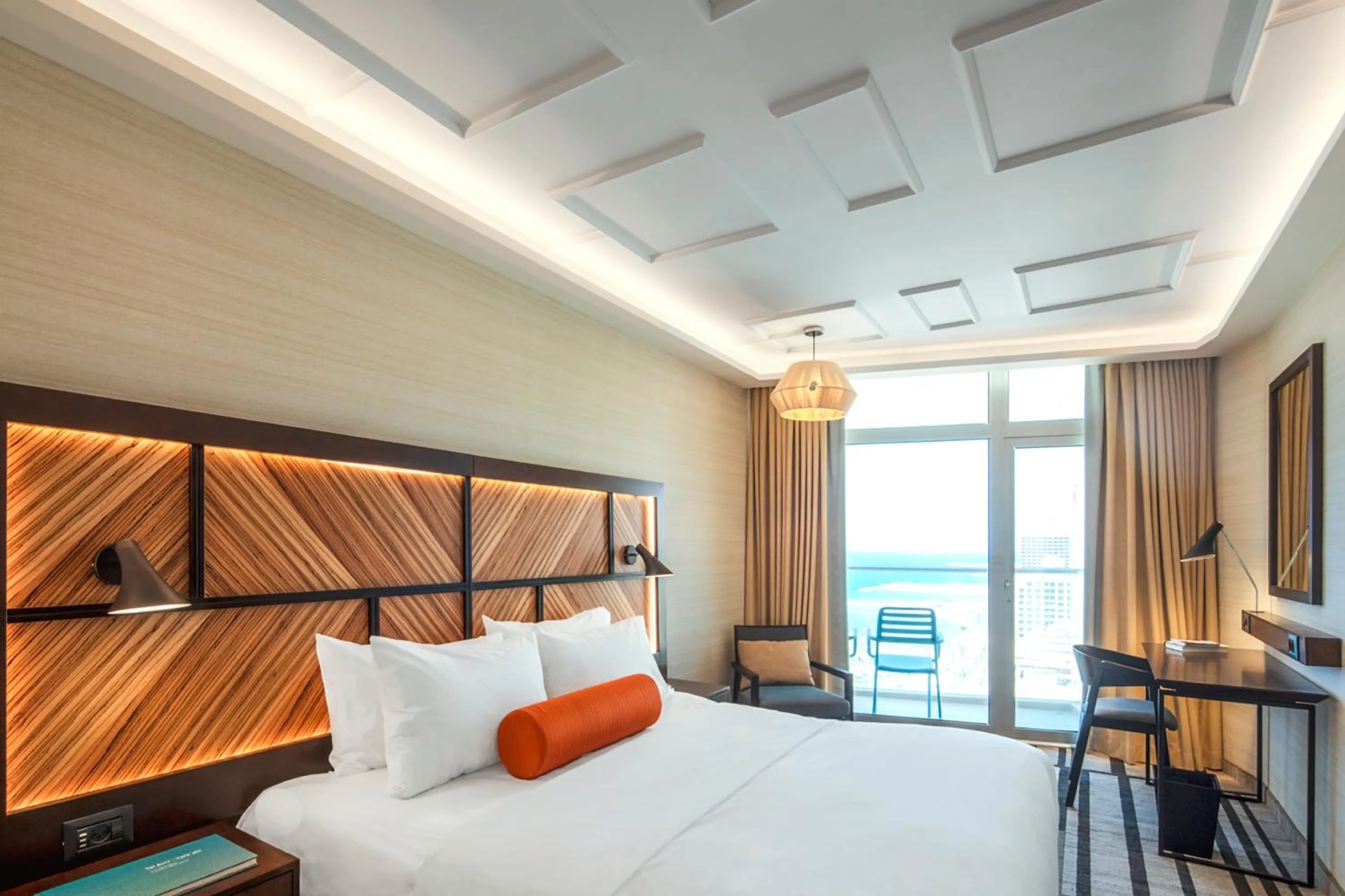 Bed in Renaissance Tel Aviv Hotel